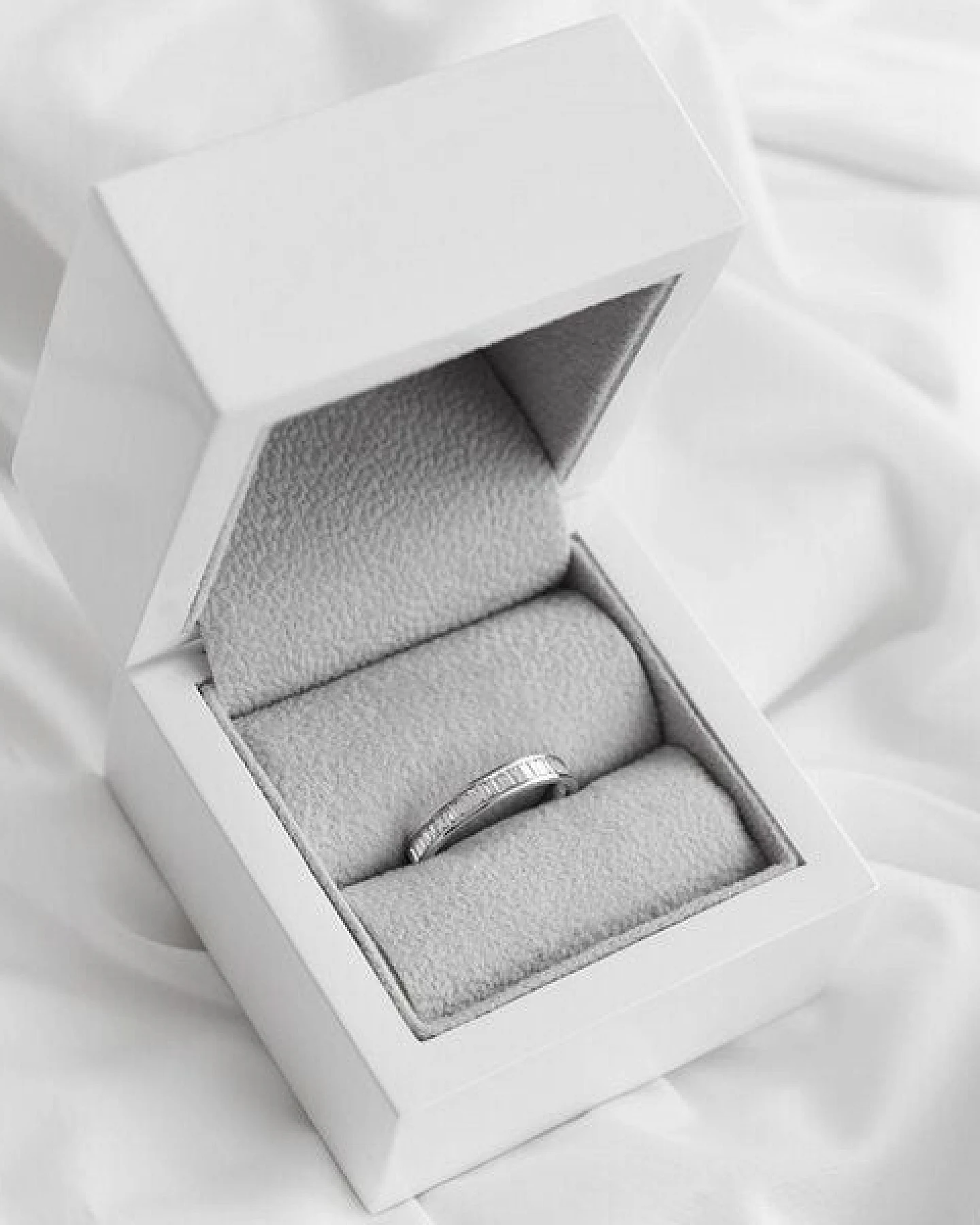 Eppi Memoryring mit Lab Grown Diamanten in Baguette-Form Pascal – Ansicht 3