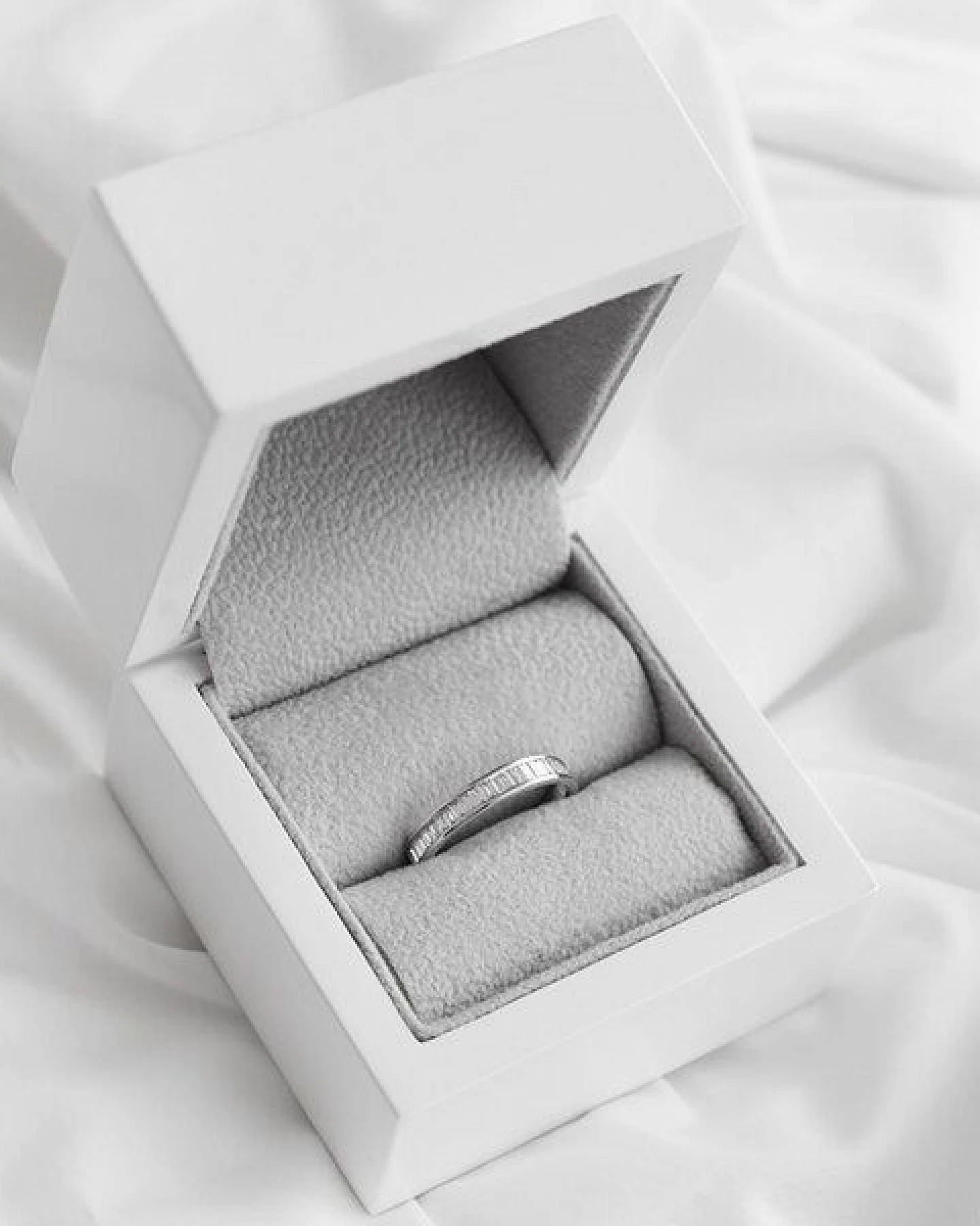 Eppi Memoryring mit Lab Grown Diamanten in Baguette-Form Pascal – Ansicht 3