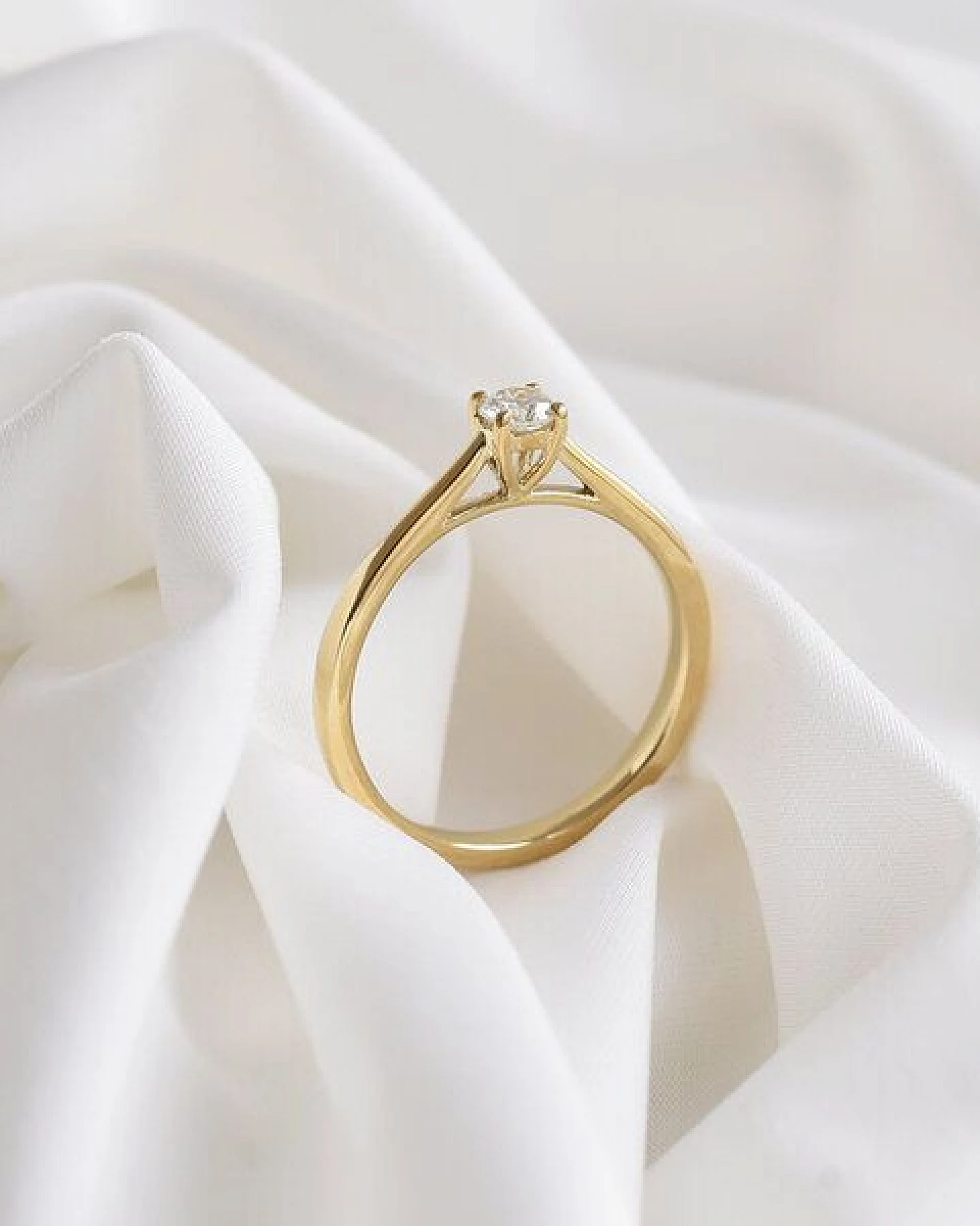 Eppi Goldener Ring mit Lab Grown Diamant Glynn – Ansicht 3