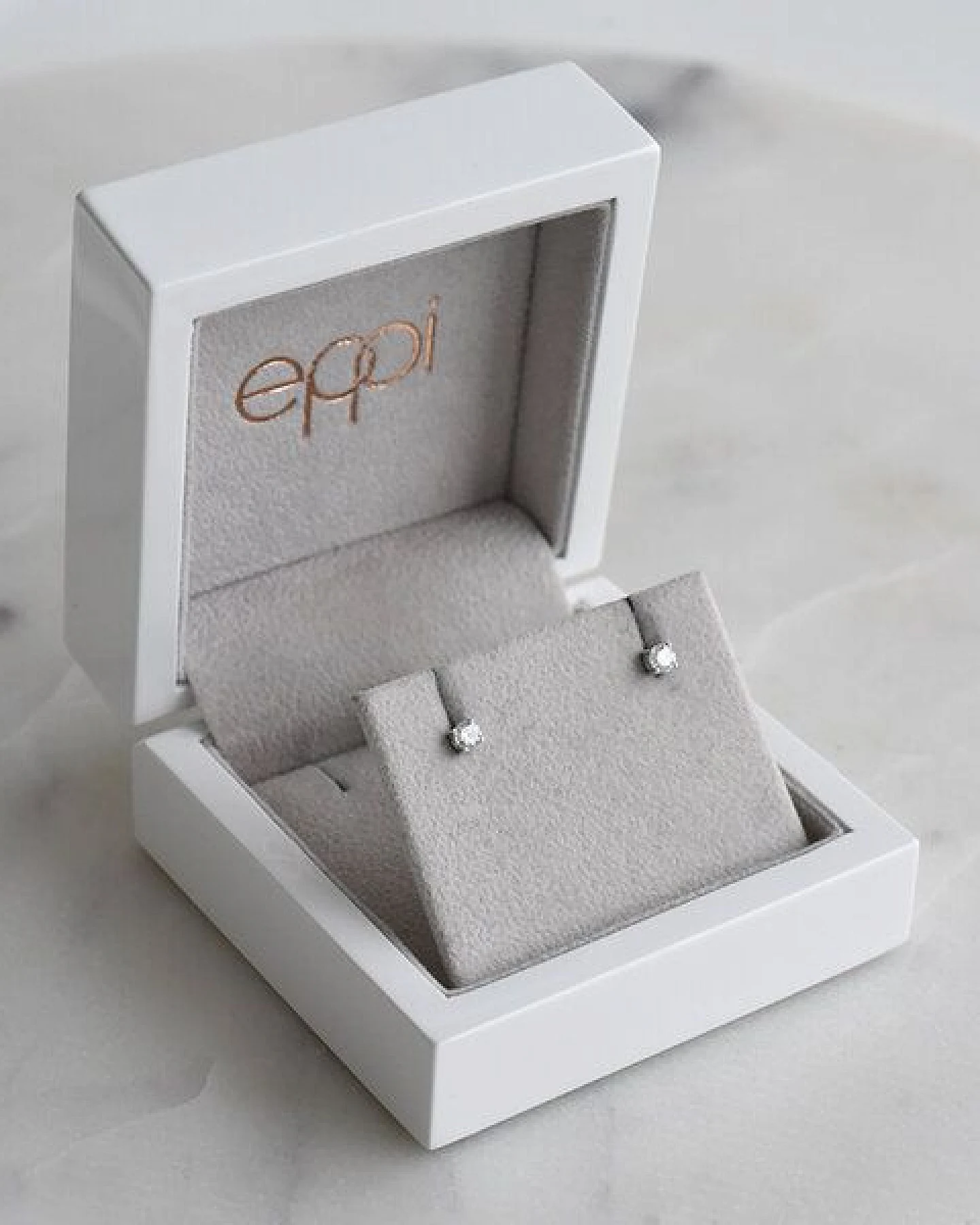 Eppi Ohrringe mit Lab Grown Diamanten 0.2ct Christi – Ansicht 3