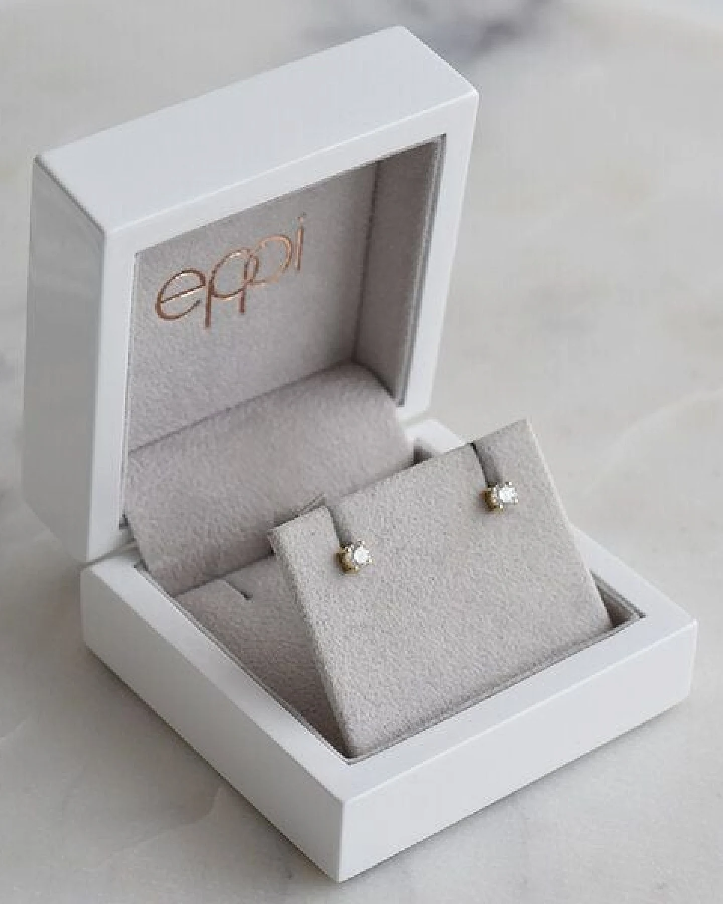 Eppi Ohrringe mit Lab Grown Diamanten 0.2ct Christi – Ansicht 3