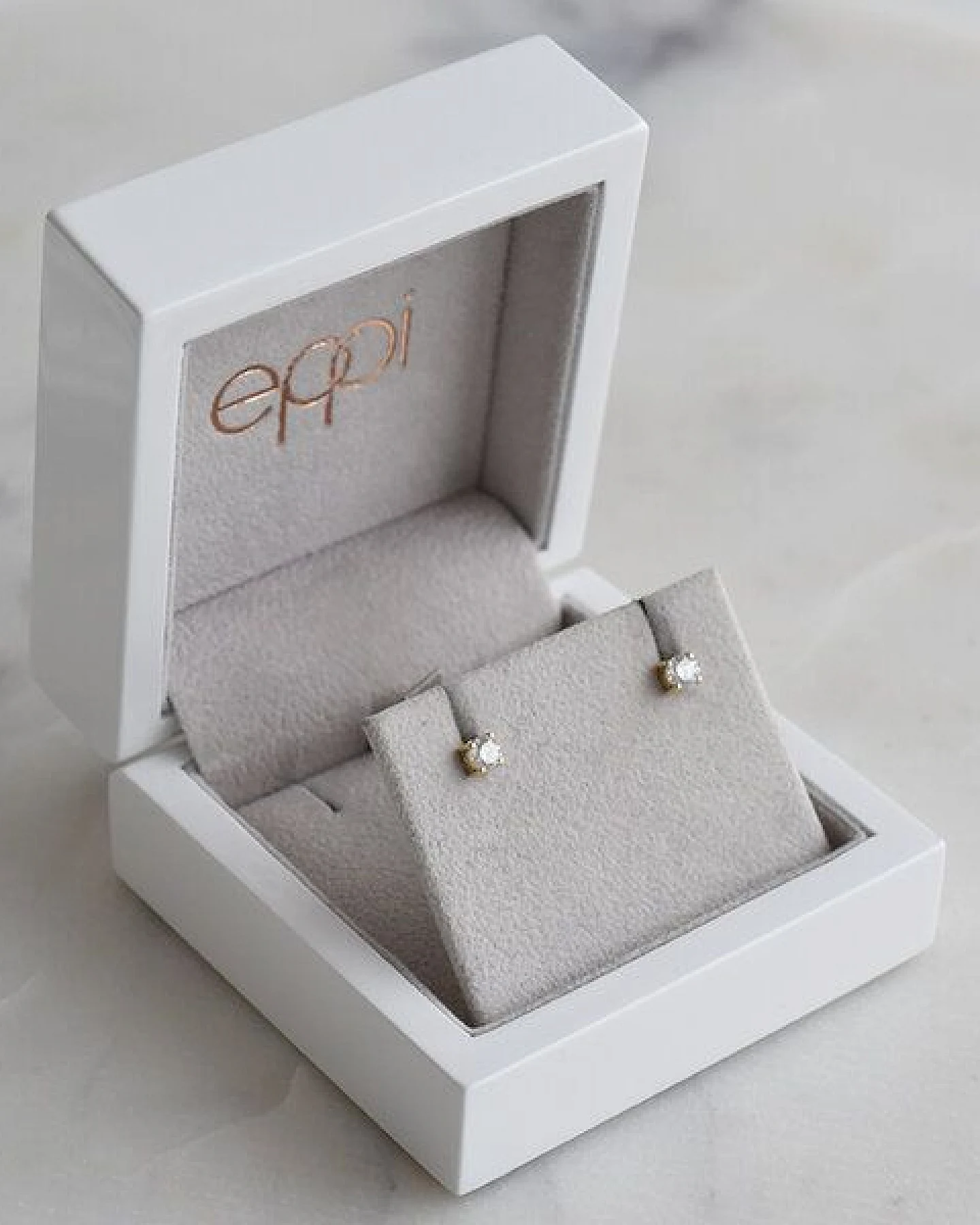 Eppi Ohrringe mit Lab Grown Diamanten 0.2ct Christi – Ansicht 3