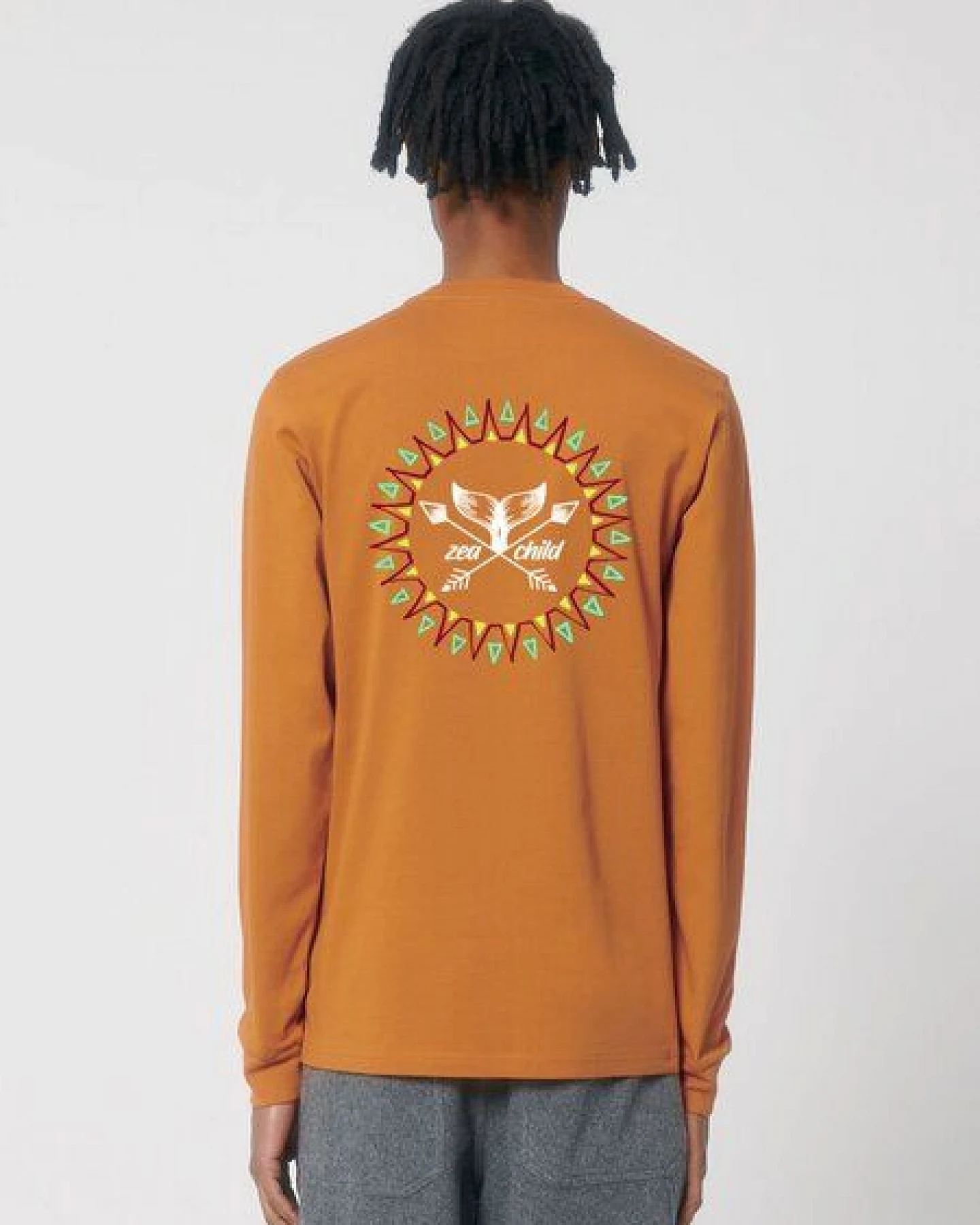 Zeachild Tribal Longsleeve Unisex Biobaumwolle – Ansicht 2