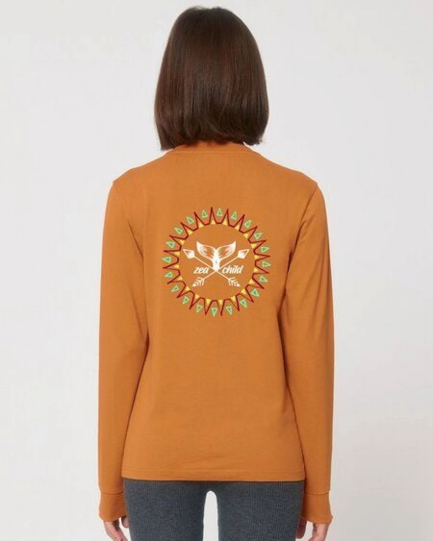 Zeachild Tribal Longsleeve Unisex Biobaumwolle – Ansicht 4
