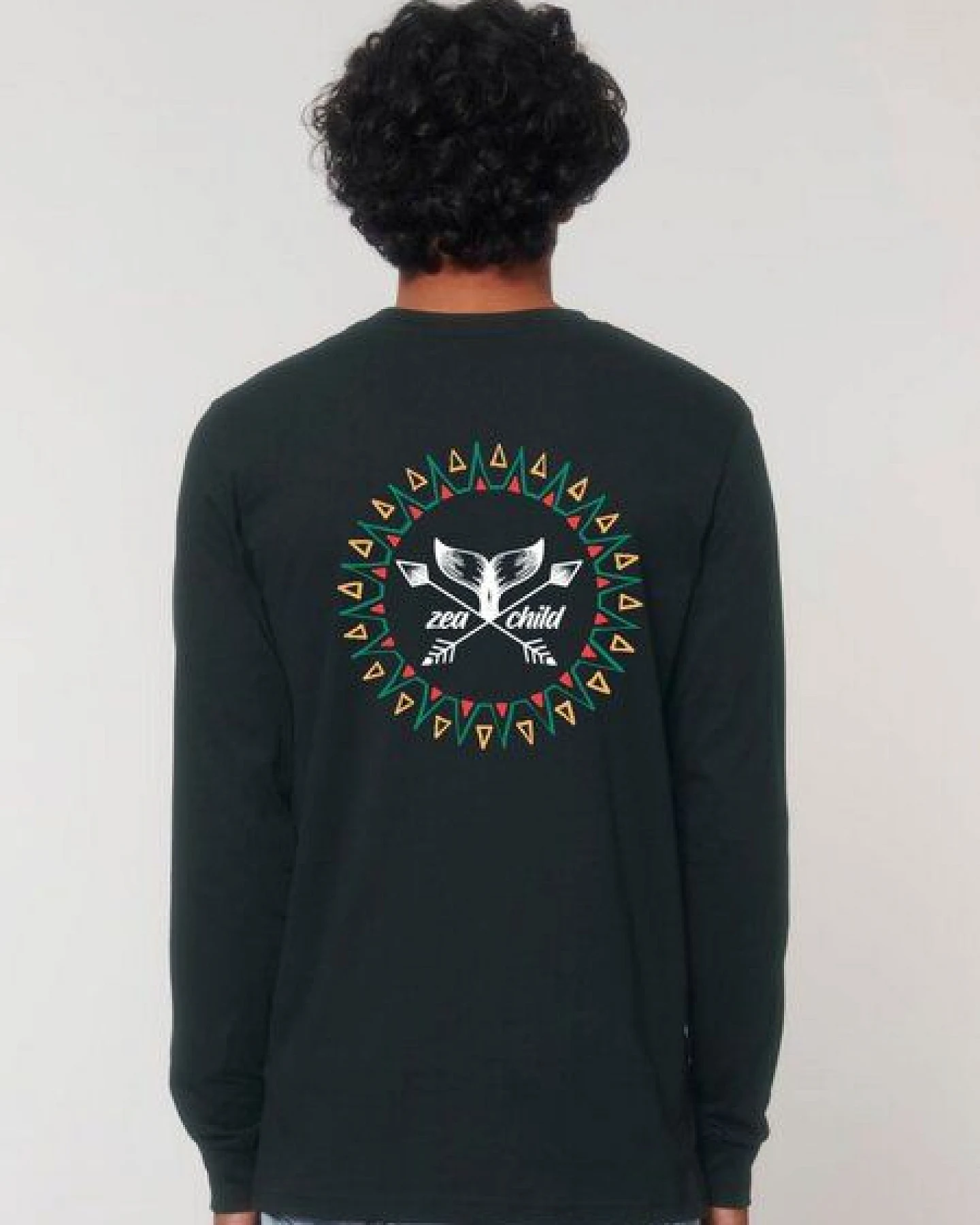 Zeachild Tribal Longsleeve Unisex Biobaumwolle – Ansicht 2