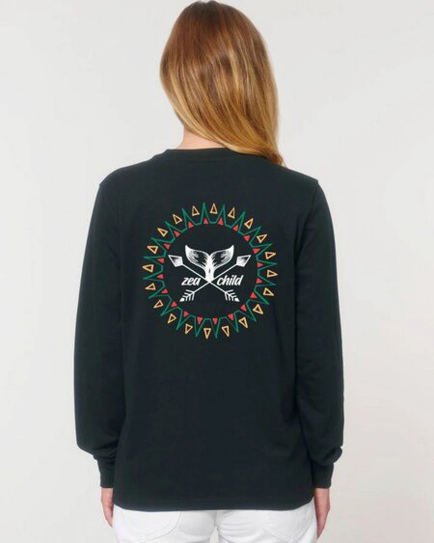 Zeachild Tribal Longsleeve Unisex Biobaumwolle – Ansicht 4