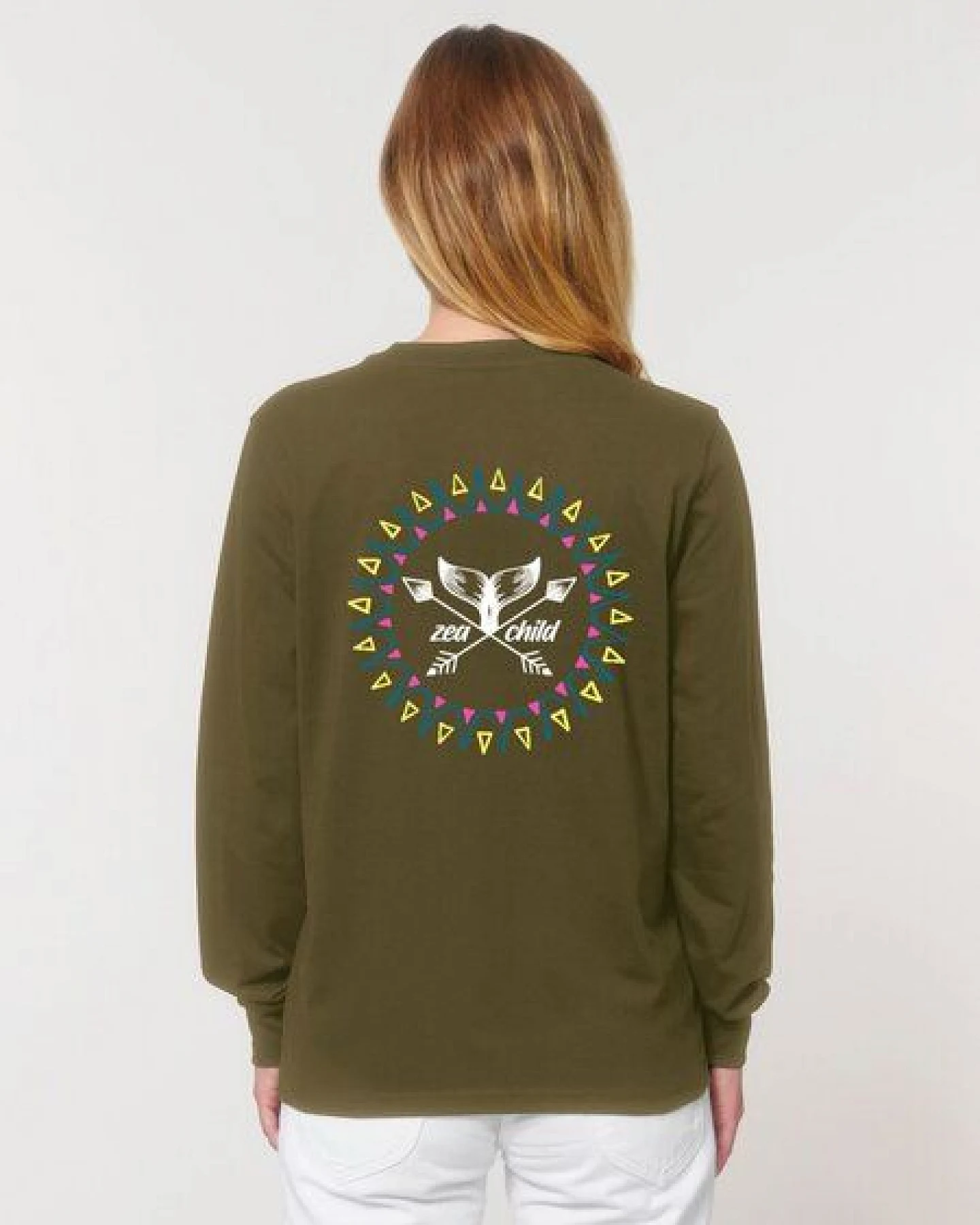 Zeachild Tribal Longsleeve Unisex Biobaumwolle – Ansicht 2