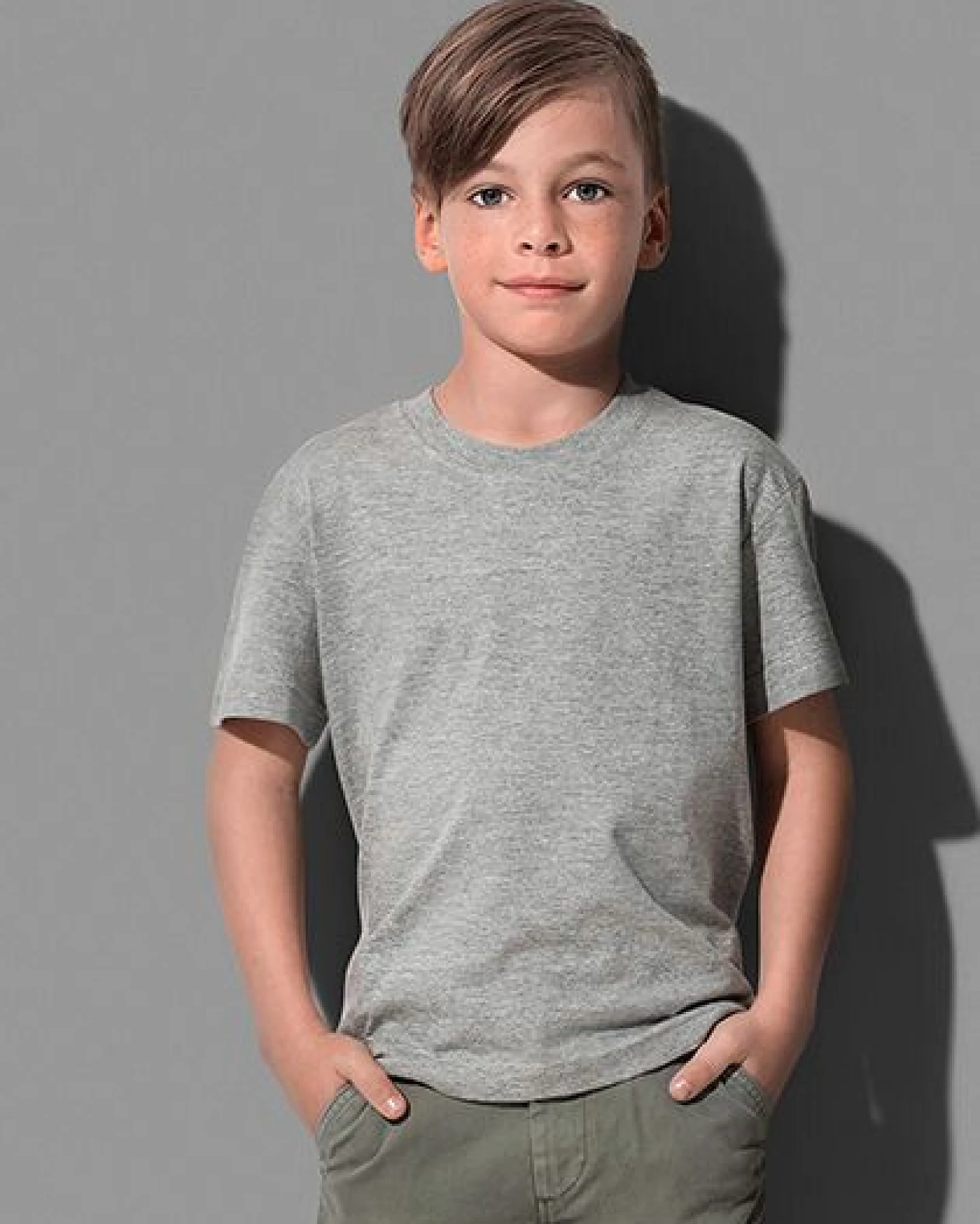Stedman® Restposten, stark reduziert Classic T-Shirt Kids Kurzarm Rundhals aus Bio - Baumwolle – Ansicht 2