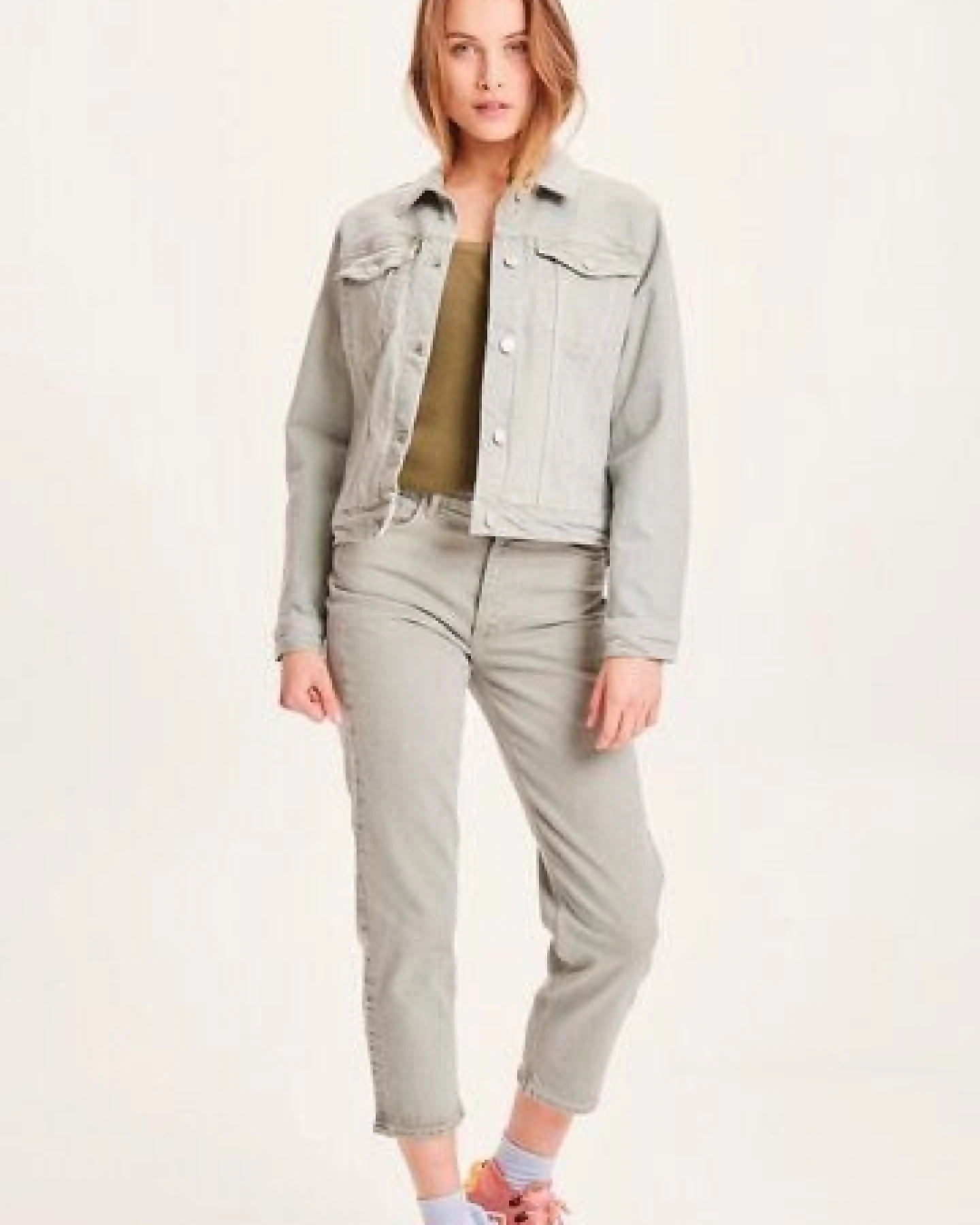 KnowledgeCotton Apparel Knowledge Cotton Apparel - Overshirt Lillian Boxy Workwear – Ansicht 4