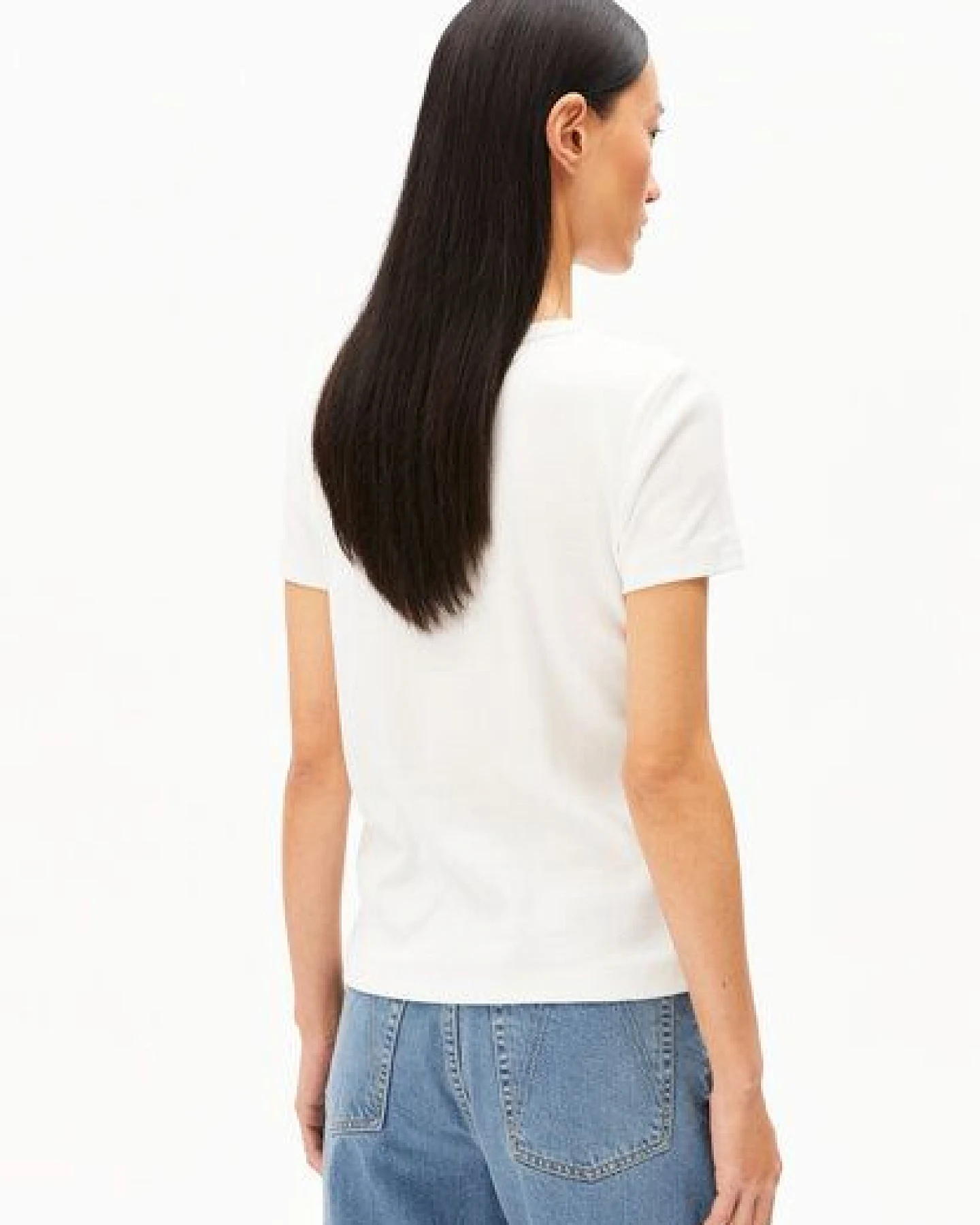 ARMEDANGELS KARDAA Damen Ripp-T-Shirt aus Bio-Baumwoll Mix – Ansicht 2