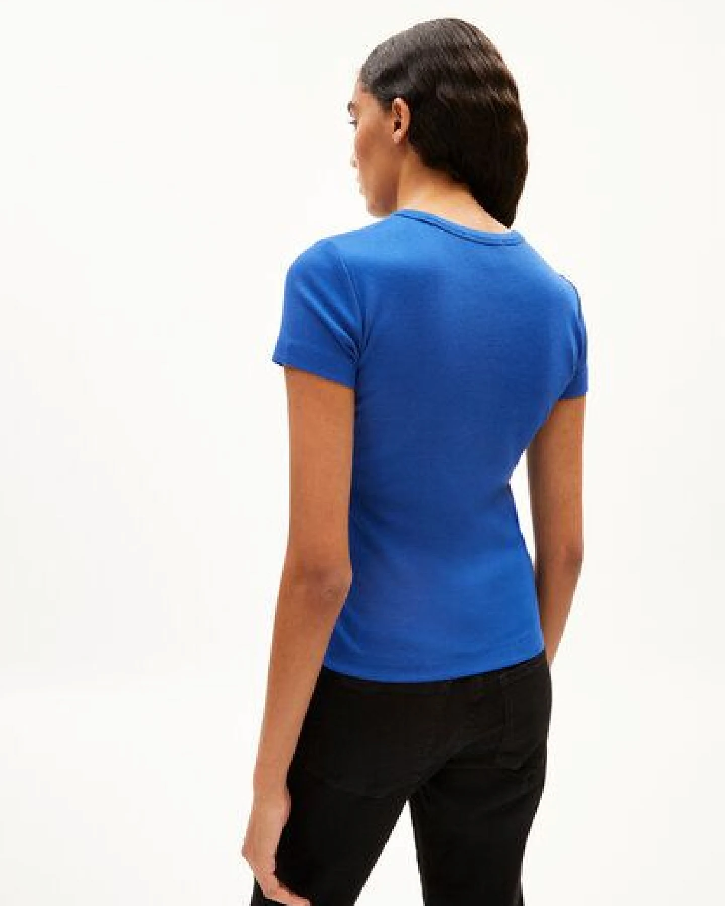 ARMEDANGELS KARDAA Damen Ripp-T-Shirt aus Bio-Baumwoll Mix – Ansicht 2