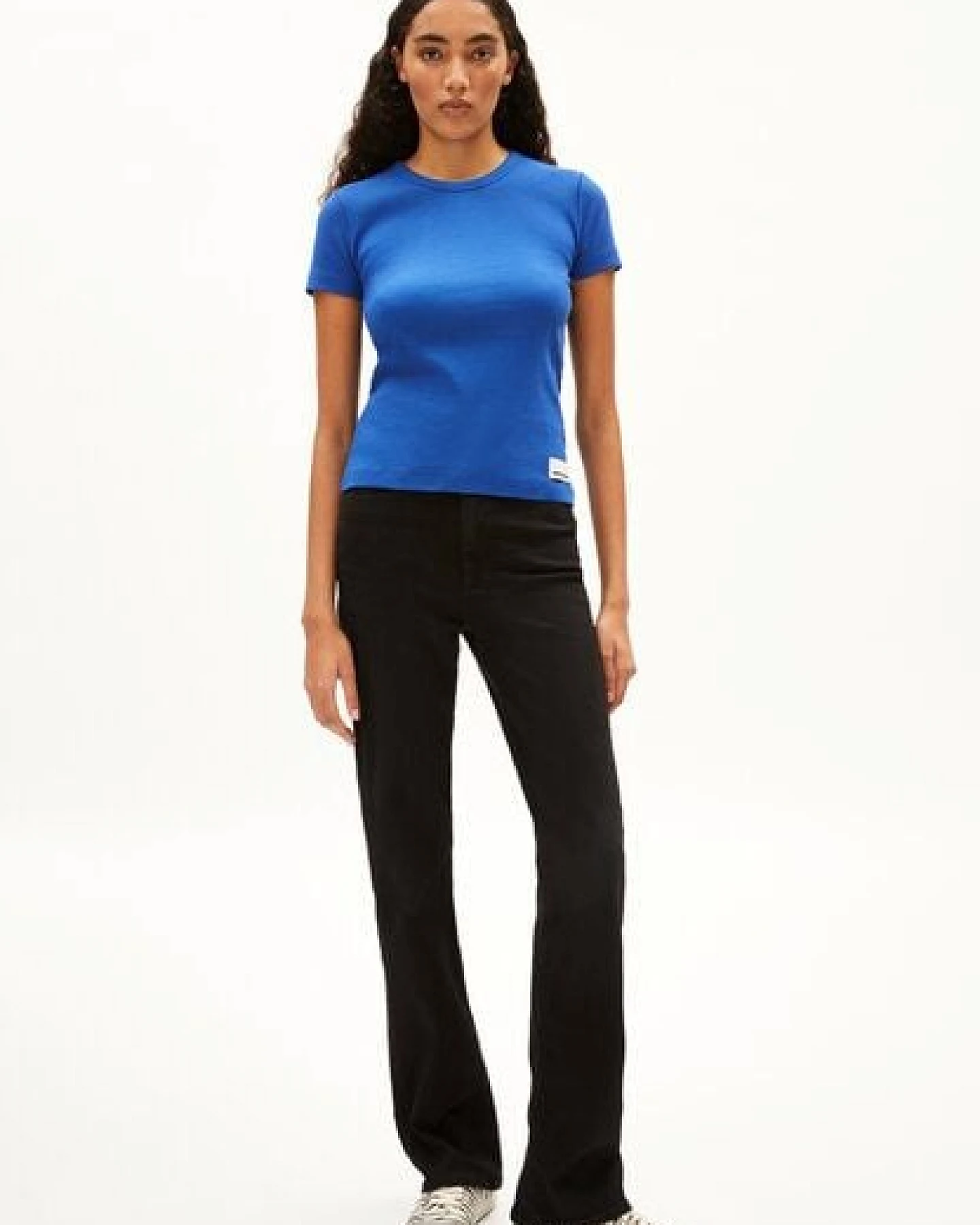 ARMEDANGELS KARDAA Damen Ripp-T-Shirt aus Bio-Baumwoll Mix – Ansicht 4