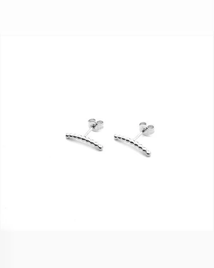 MOANINA Ohrringe Santo Pure Studs - 925 Silber/18k Gold Vermeil