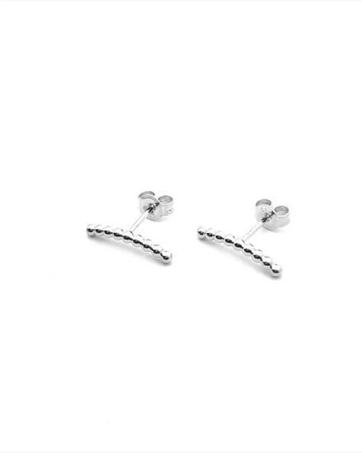 MOANINA Ohrringe Santo Pure Studs - 925 Silber/18k Gold Vermeil