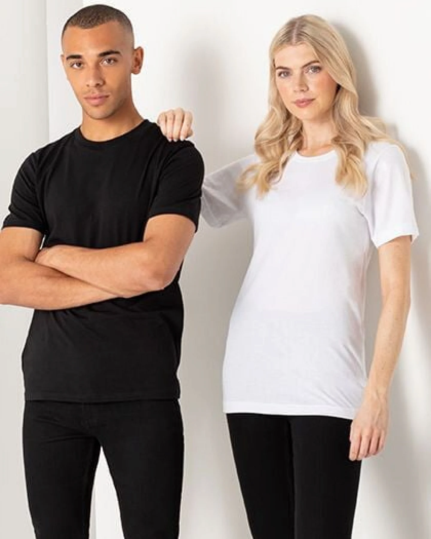 Skinnifit SF Unisex Organic T-Shirt Kurzarm Rundhals aus Bio - Baumwolle Vegan – Ansicht 2