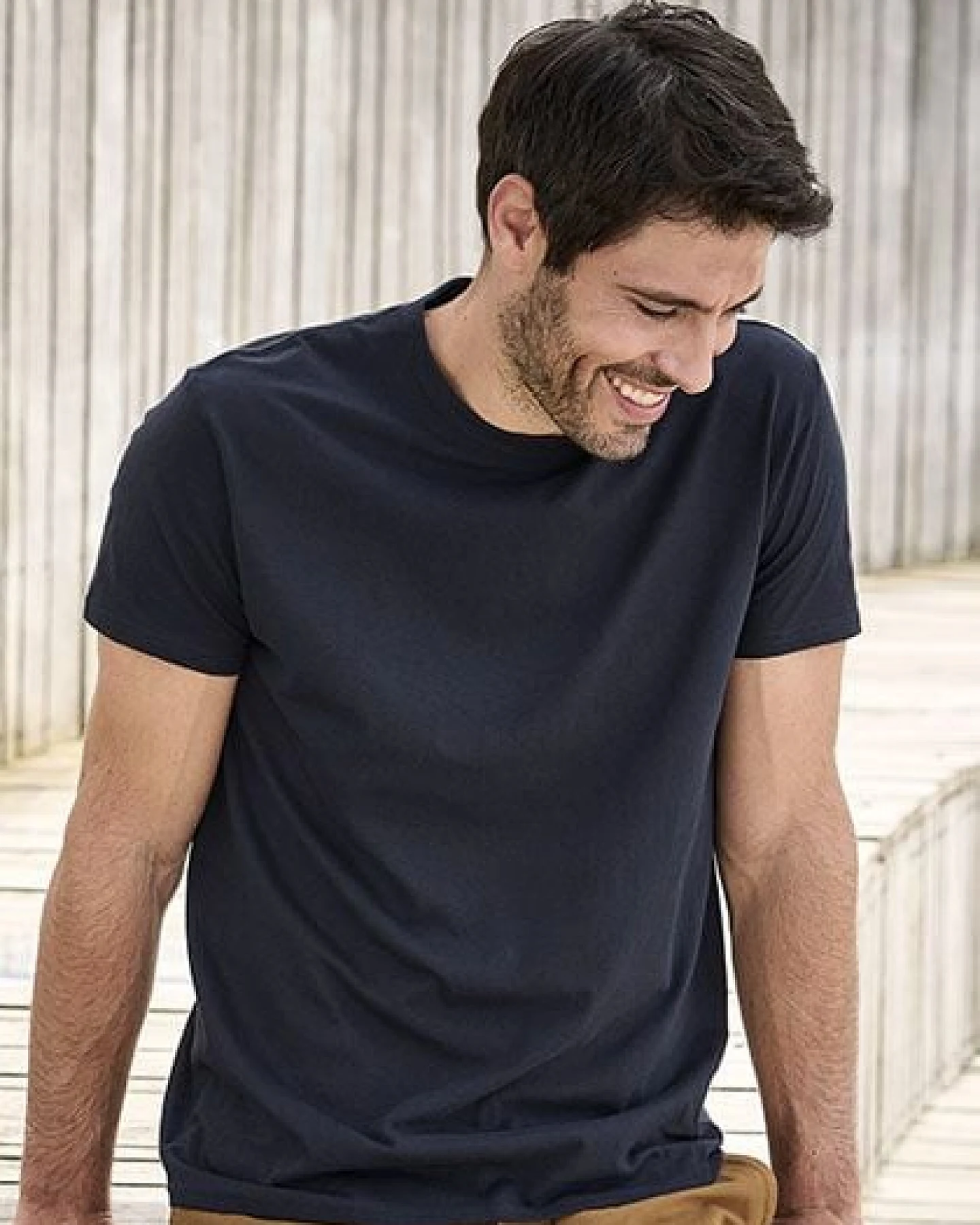 TeeJays Herren T-Shirt Kurzarm Bio - Baumwolle in 6 verschiedenen Farben bis Gr. 5XL – Ansicht 2