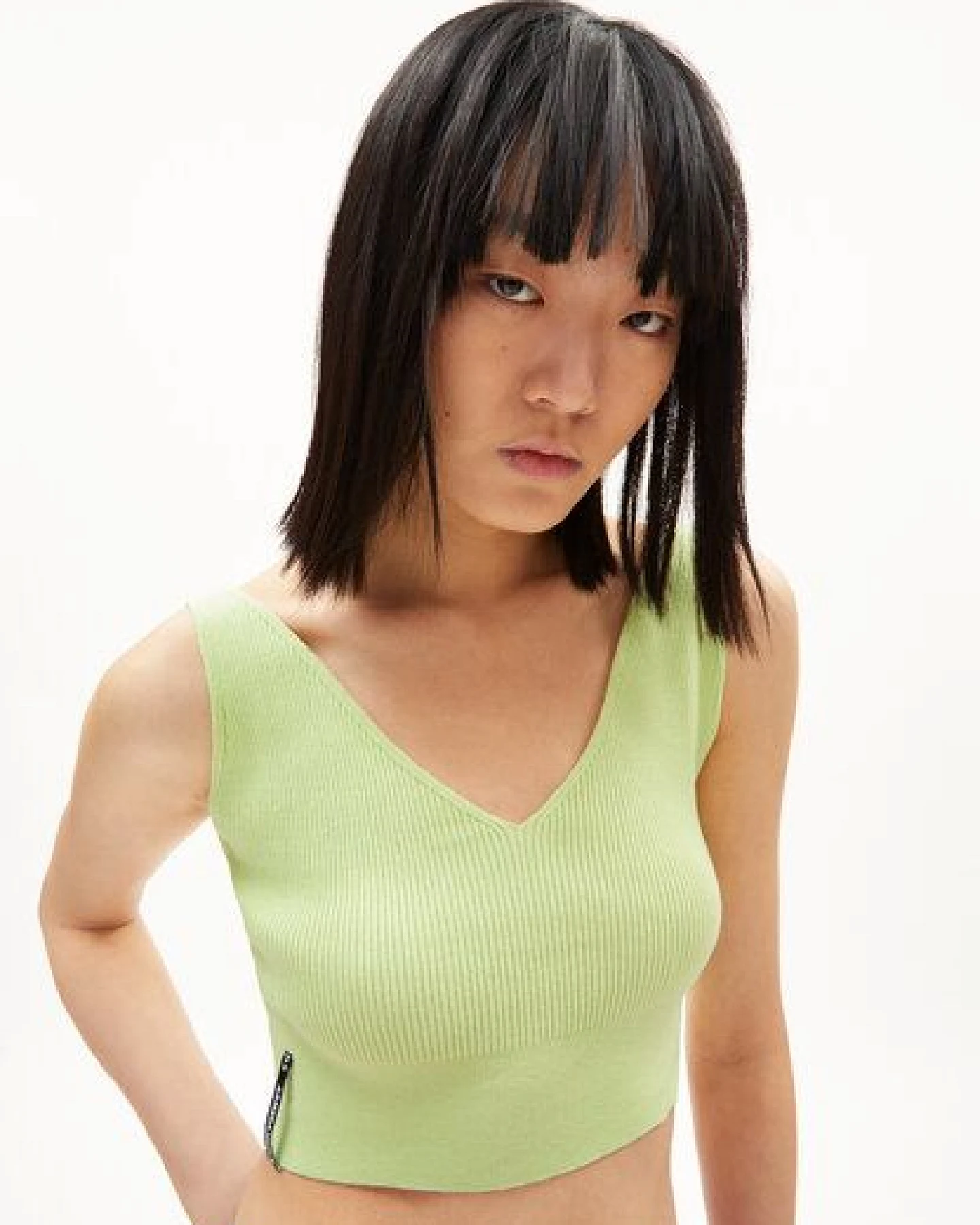 ARMEDANGELS TELMAA - Damen Strick Top aus Bio-Baumwoll Mix – Ansicht 3