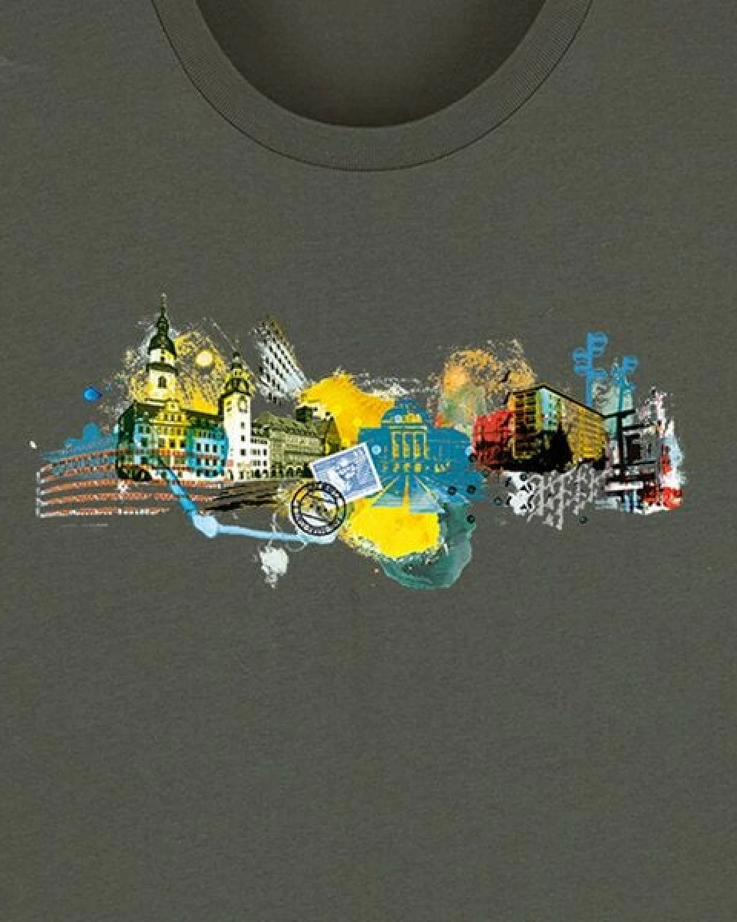 Spangeltangel bedrucktes T-Shirt, Chemnitz, nachhaltig, Stadt, Herren, Damen, Unisex, Biobaumwolle – Ansicht 4
