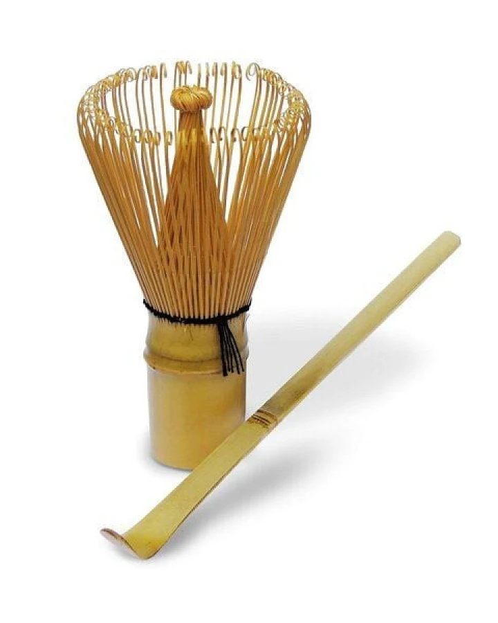 Matcha Passion Bambusbesen & Bambuslöffel Set