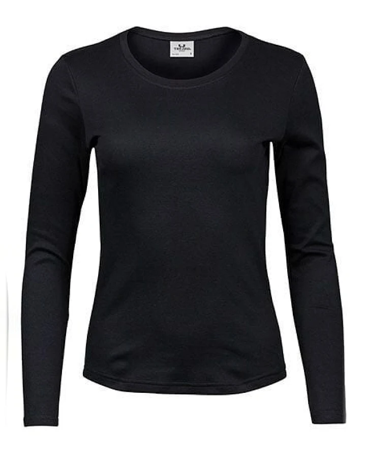 TeeJays Damen Shirt Langarm enger geschnitten Bio - Baumwolle bis 3XL