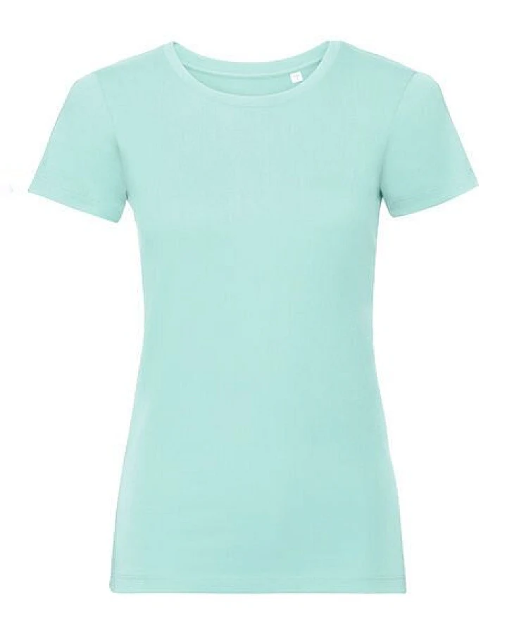 Russell Pure Organic Damen Pure Organic T-Shirt Rundhals in 13 verschiedenen Farben