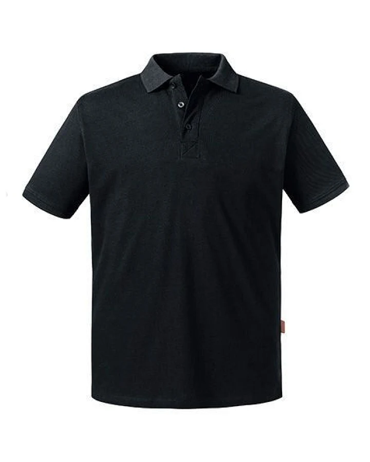 Russell Pure Organic Restposten Herren Pure Organic Polo Shirt Kurzarm 8 verschiedene Farben