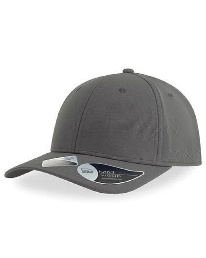 Atmungsaktive Basecap Baseball - Cap Gebogener Schirm mit Klettverschluss Atlantis Headwear