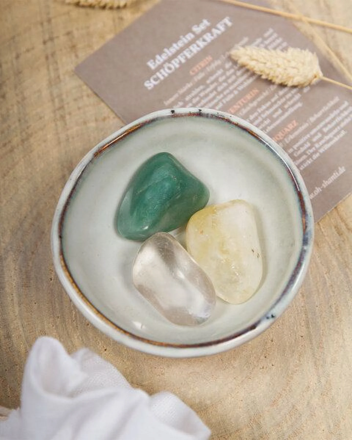 Oh Shanti Edelstein Set Schöpferkraft – Ansicht 2