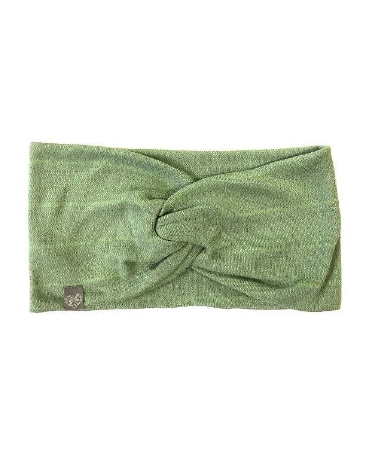 WiDDA berlin SAGE Strickstirnband in Salbei aus DEADSTOCK FABRIC