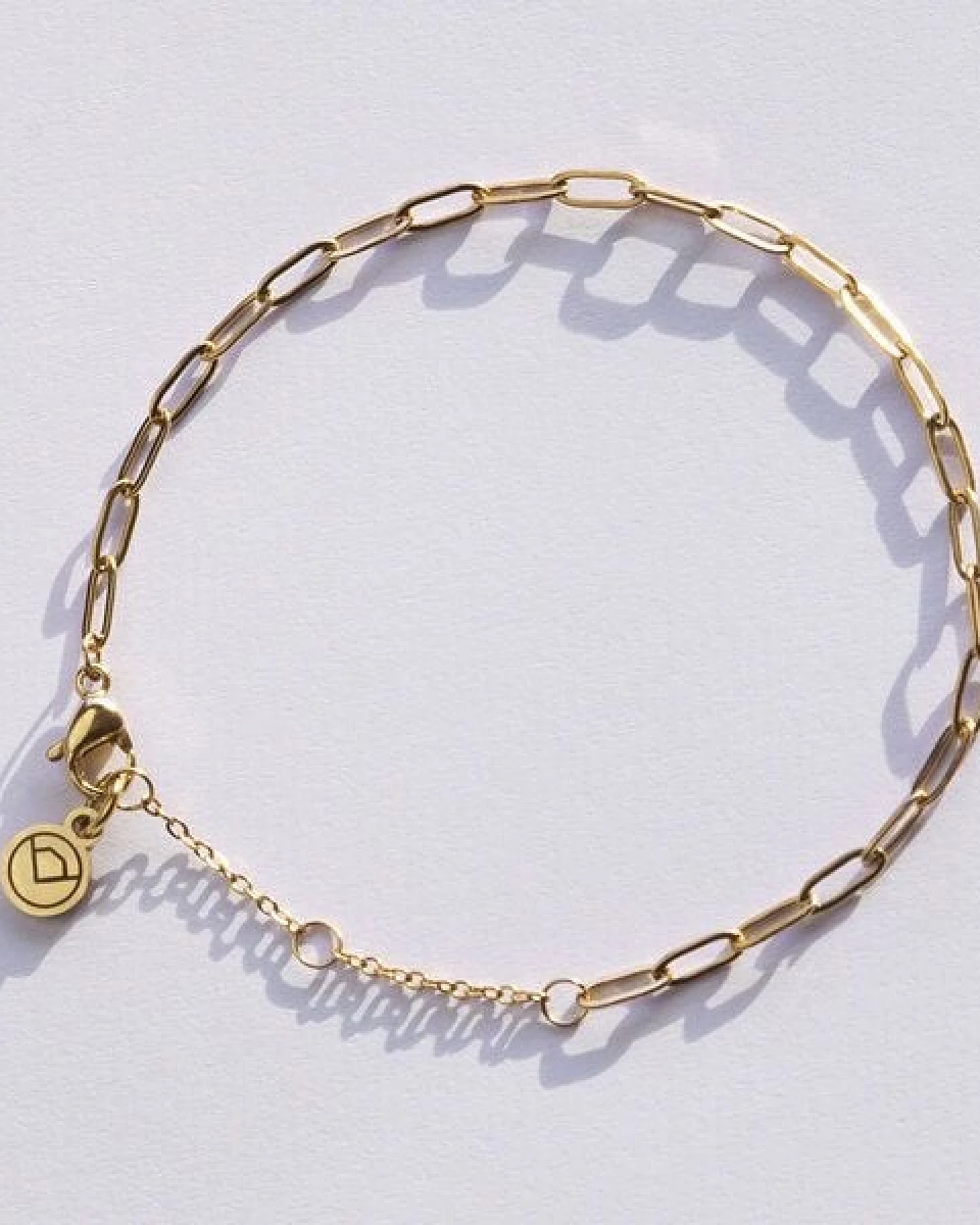ALEXASCHA Feines Gliederarmband mit ovalen Gliedern – Ansicht 2