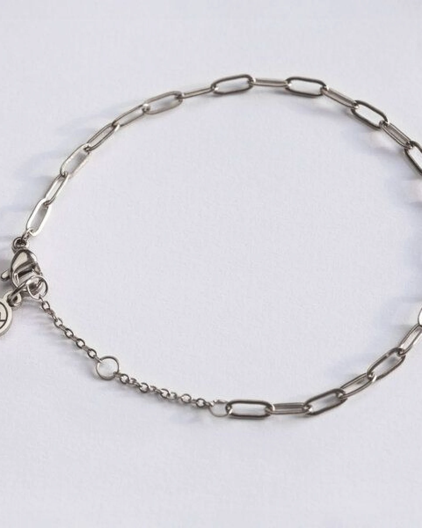 ALEXASCHA Feines Gliederarmband mit ovalen Gliedern – Ansicht 2