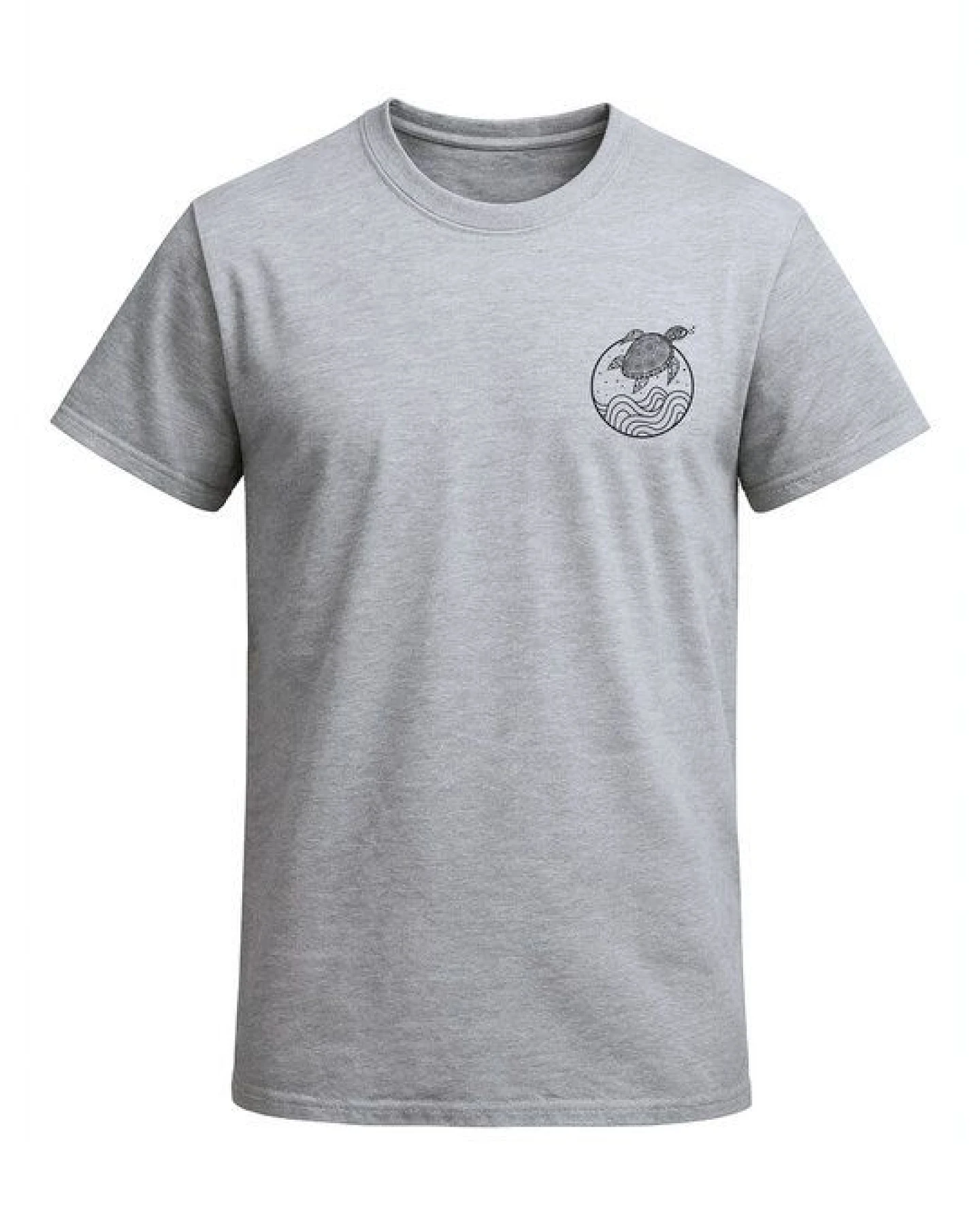 vis wear Schildkröte zwischen Ozean und Wellen - Organic Shirt – Ansicht 3