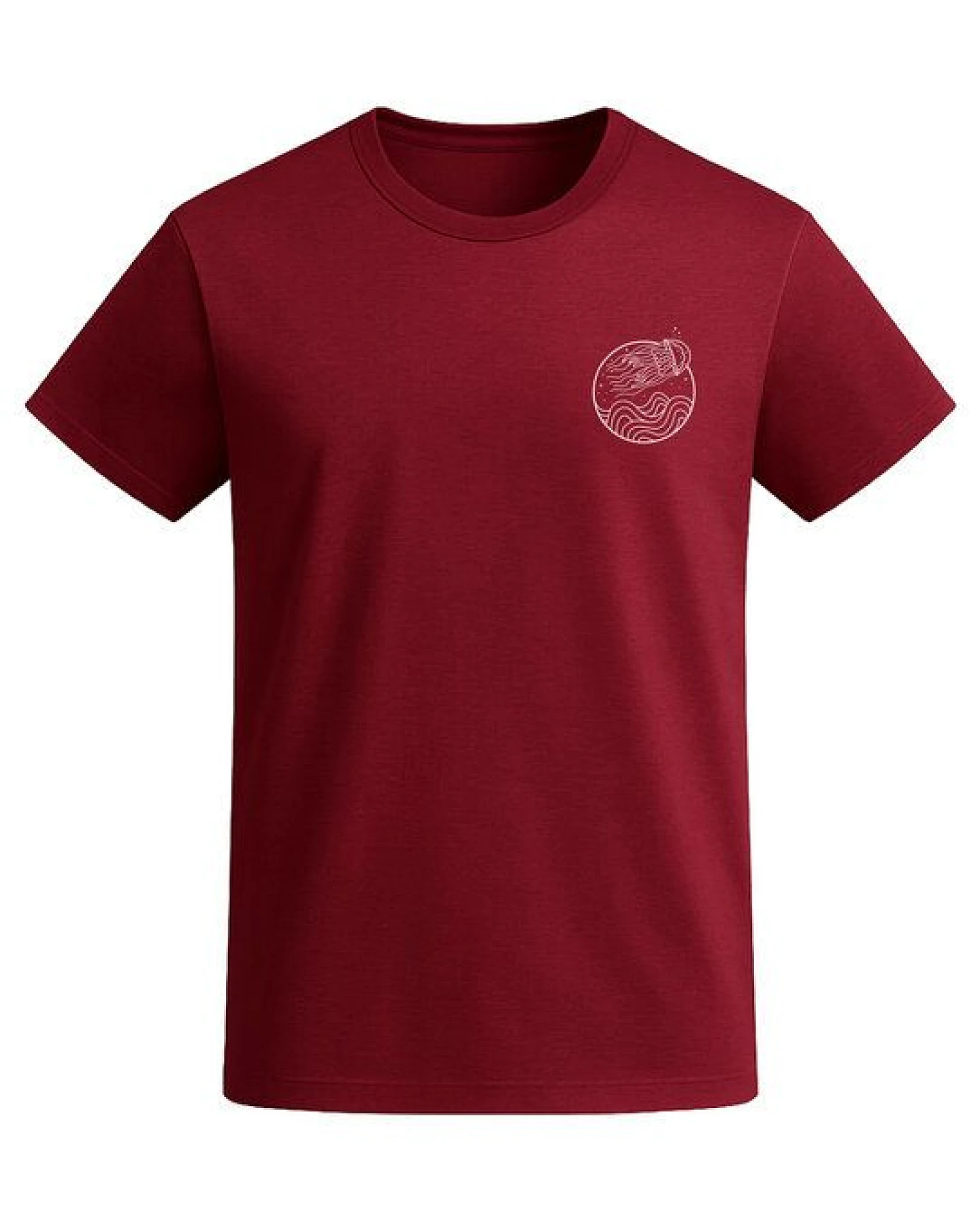 vis wear Qualle zwischen Ozean und Wellen - Unisex Organic T-Shirt – Ansicht 3