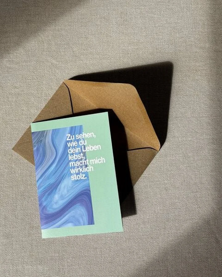 embrace cards Empathische Anerkennungskarte z.B. als Geburtstagskarte