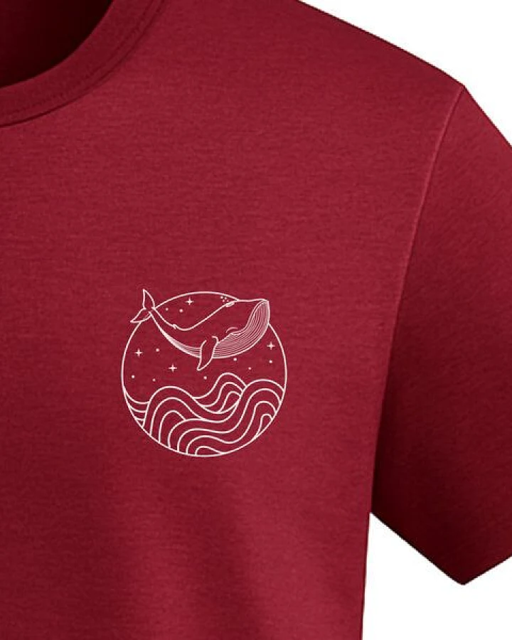 vis wear Wal zwischen Ozean und Wellen – Organic Shirt