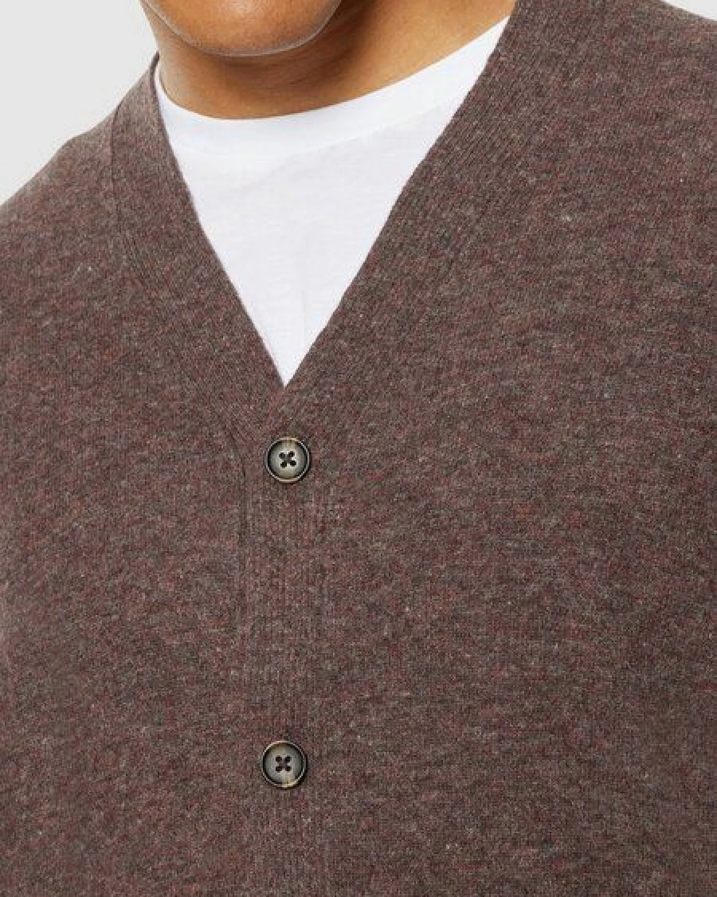 KnowledgeCotton Apparel Herren Strick-Jacke Cardigan reine Bio-Wolle – Ansicht 4