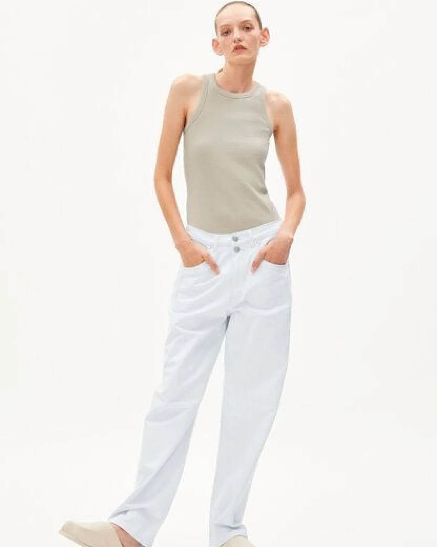 ARMEDANGELS KANITAA Damen Ripp-Top aus Bio-Baumwoll Mix – Ansicht 4