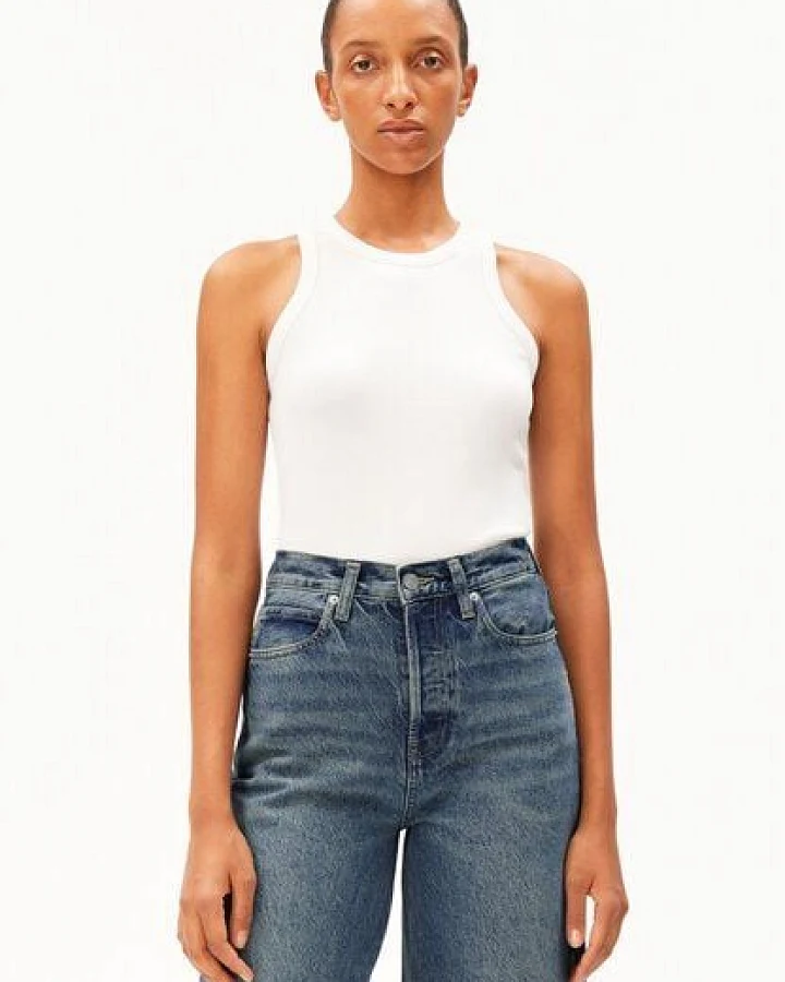Produktseite: ARMEDANGELS KANITAA Damen Ripp-Top aus Bio-Baumwoll Mix