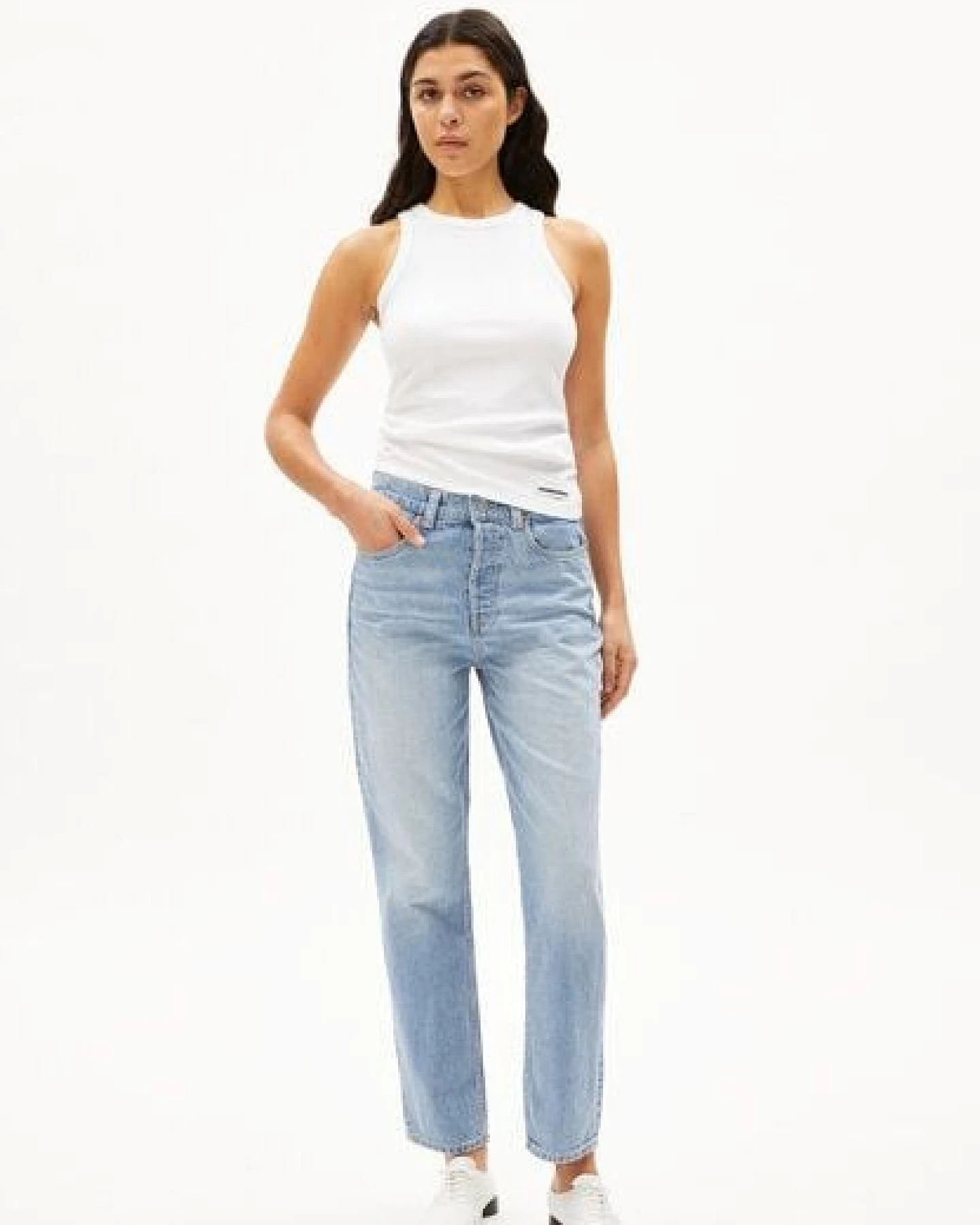 ARMEDANGELS KANITAA Damen Ripp-Top aus Bio-Baumwoll Mix – Ansicht 4