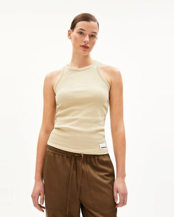 ARMEDANGELS KANITAA Damen Ripp-Top aus Bio-Baumwoll Mix