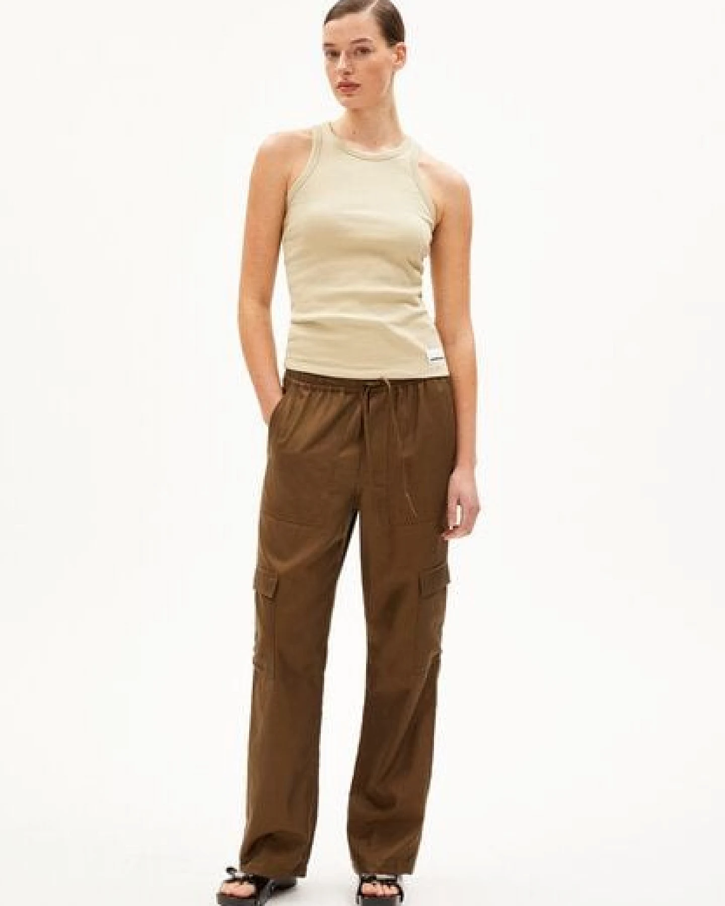 ARMEDANGELS KANITAA Damen Ripp-Top aus Bio-Baumwoll Mix – Ansicht 4