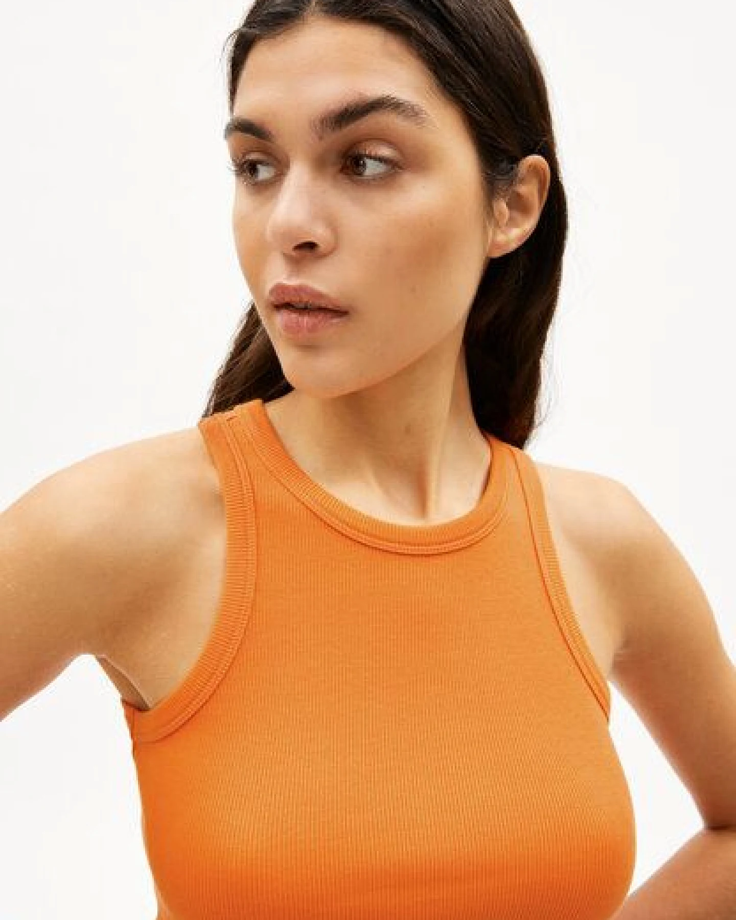 ARMEDANGELS KANITAA Damen Ripp-Top aus Bio-Baumwoll Mix – Ansicht 3
