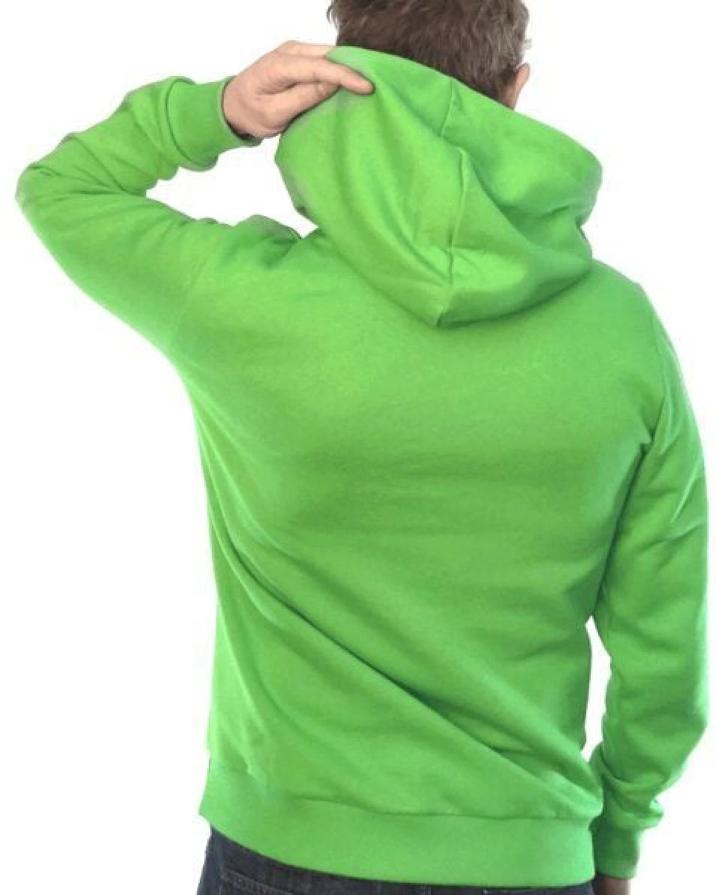 WASNI Hoodie mit Schalkragen, made in Esslingen aus 100% Biobaumwolle – Ansicht 3