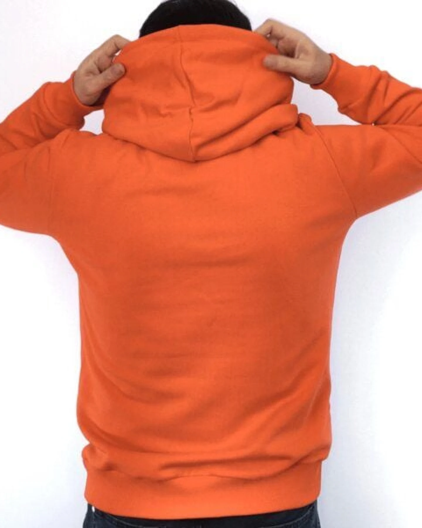 WASNI Hoodie mit Schalkragen, made in Esslingen aus 100% Biobaumwolle – Ansicht 3