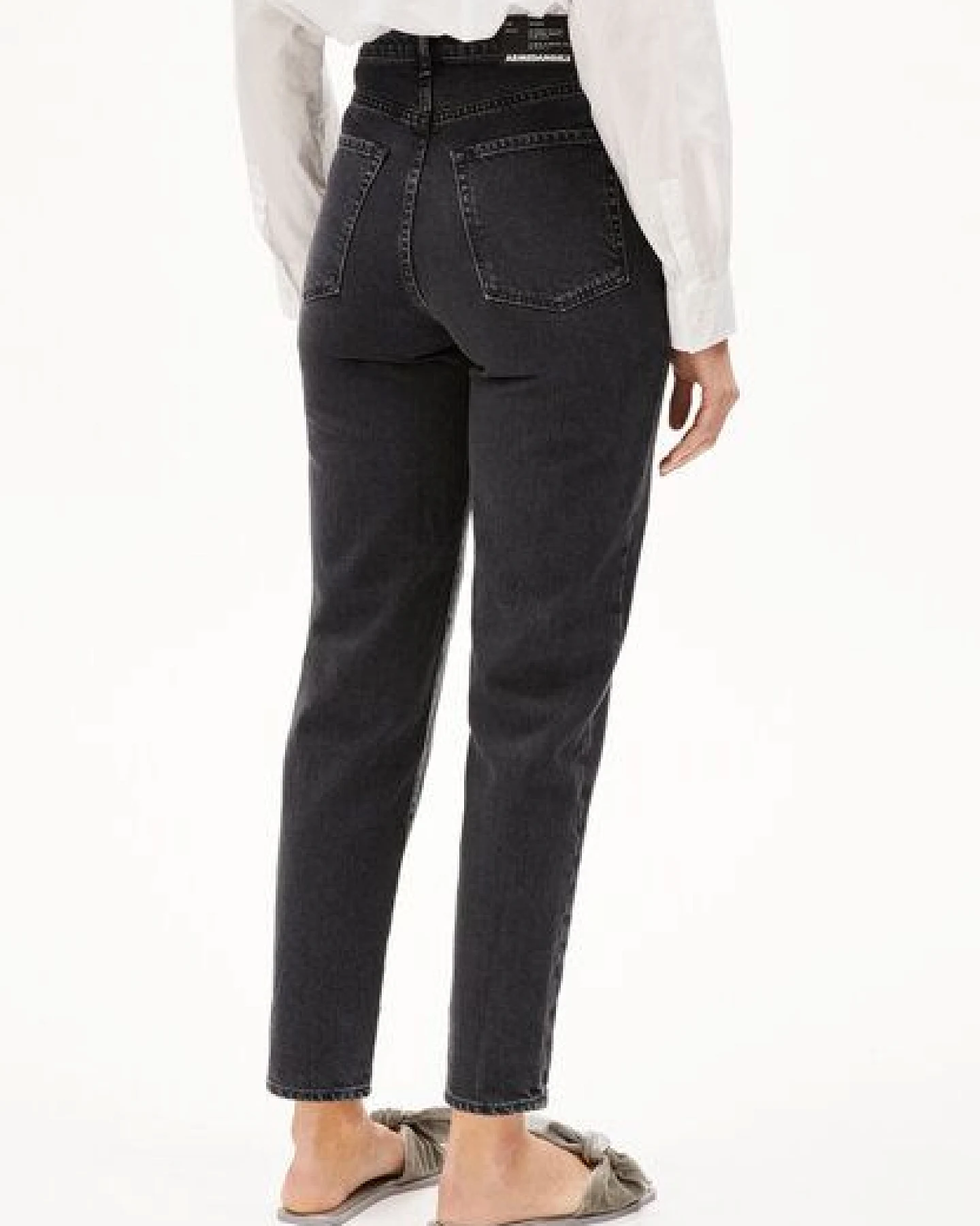 ARMEDANGELS MAIRAA - Damen Jeans Mom Fit High Waist Ankle recycelte Baumwolle Non-Stretch – Ansicht 2