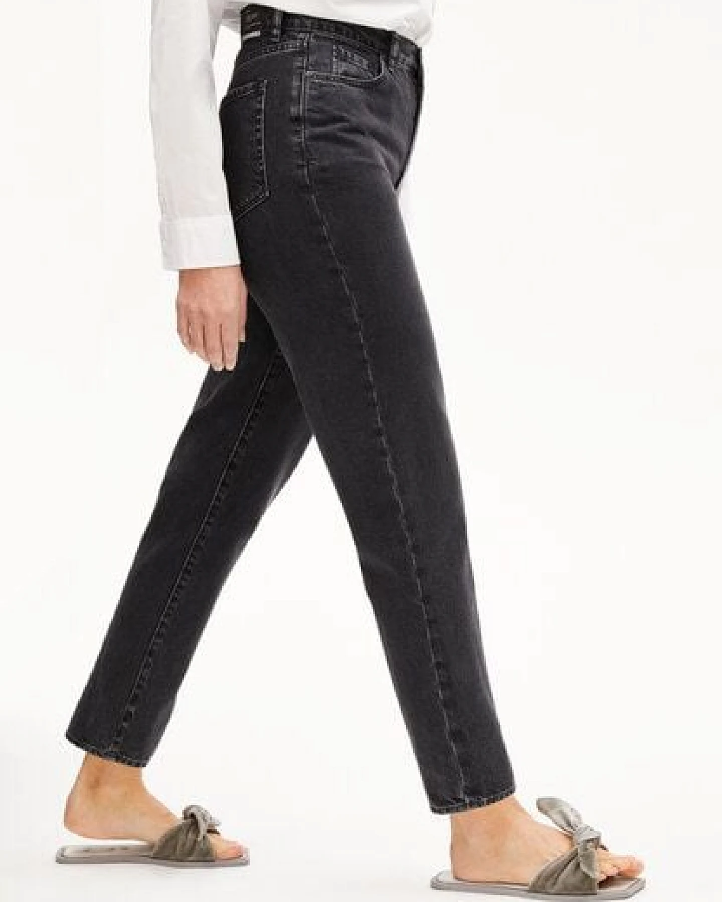 ARMEDANGELS MAIRAA - Damen Jeans Mom Fit High Waist Ankle recycelte Baumwolle Non-Stretch – Ansicht 4