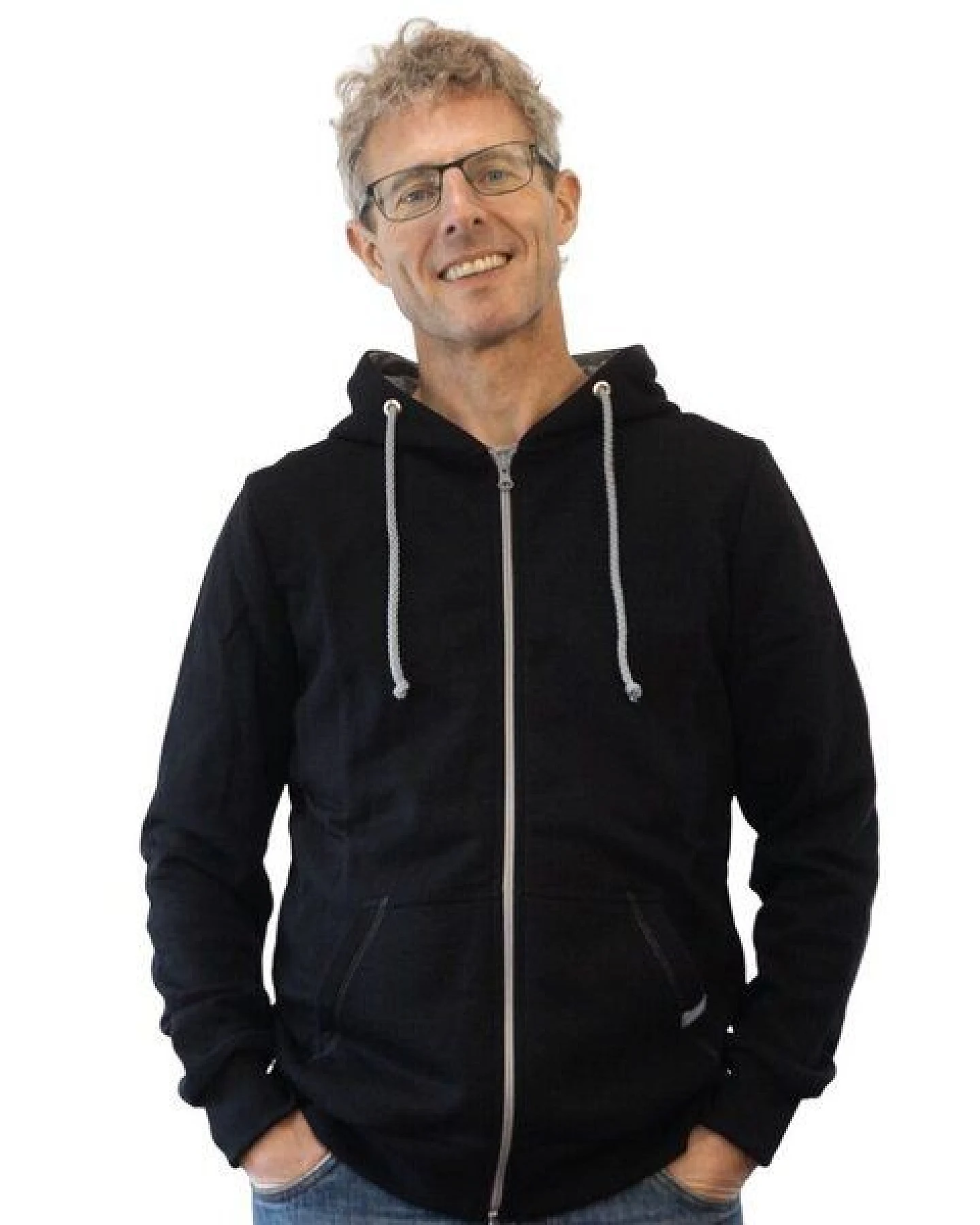WASNI Kapuzenjacke, made in Esslingen aus 100% Biobaumwolle – Ansicht 2