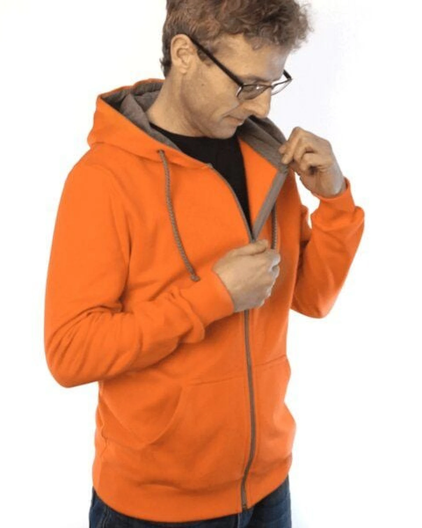 WASNI Kapuzenjacke, made in Esslingen aus 100% Biobaumwolle – Ansicht 3