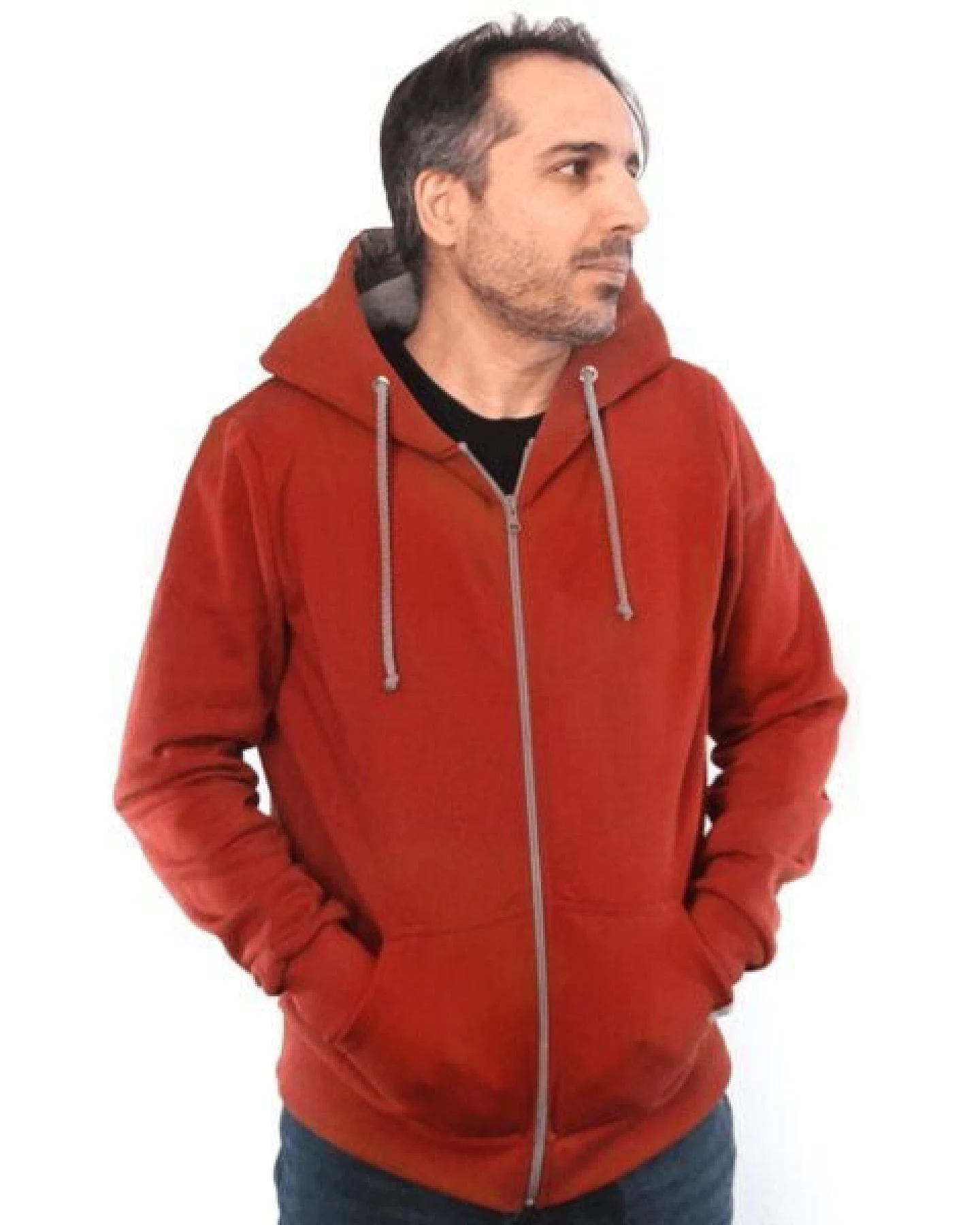 WASNI Kapuzenjacke, made in Esslingen aus 100% Biobaumwolle – Ansicht 2
