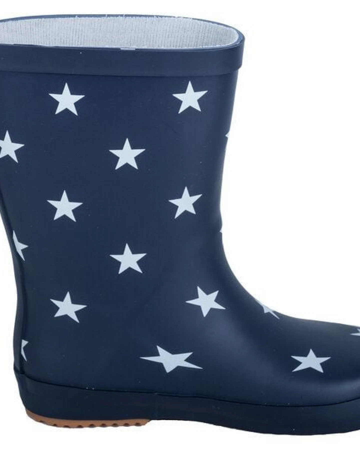 BMS Gummistiefel aus Naturkautschuk, marine mit Sternen – Ansicht 4